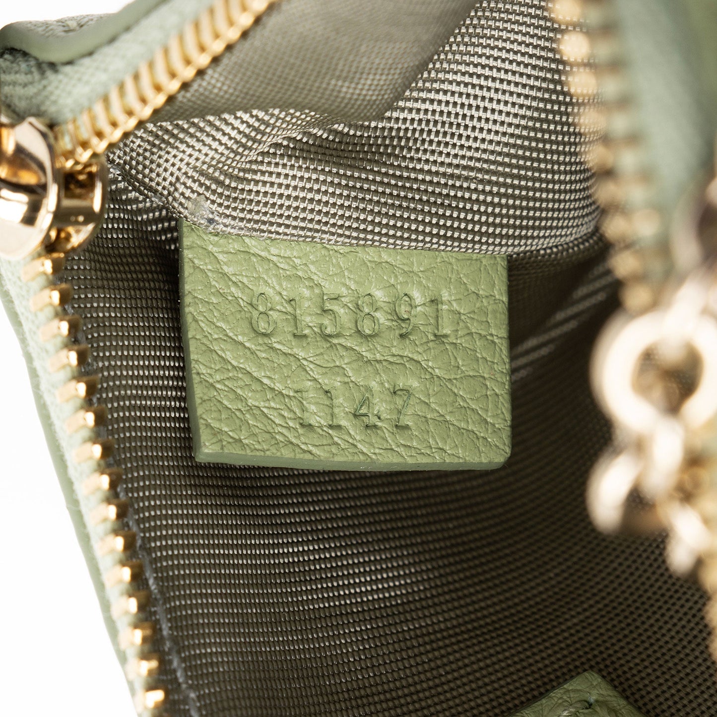 Gucci Guccissima Leather Key Pouch