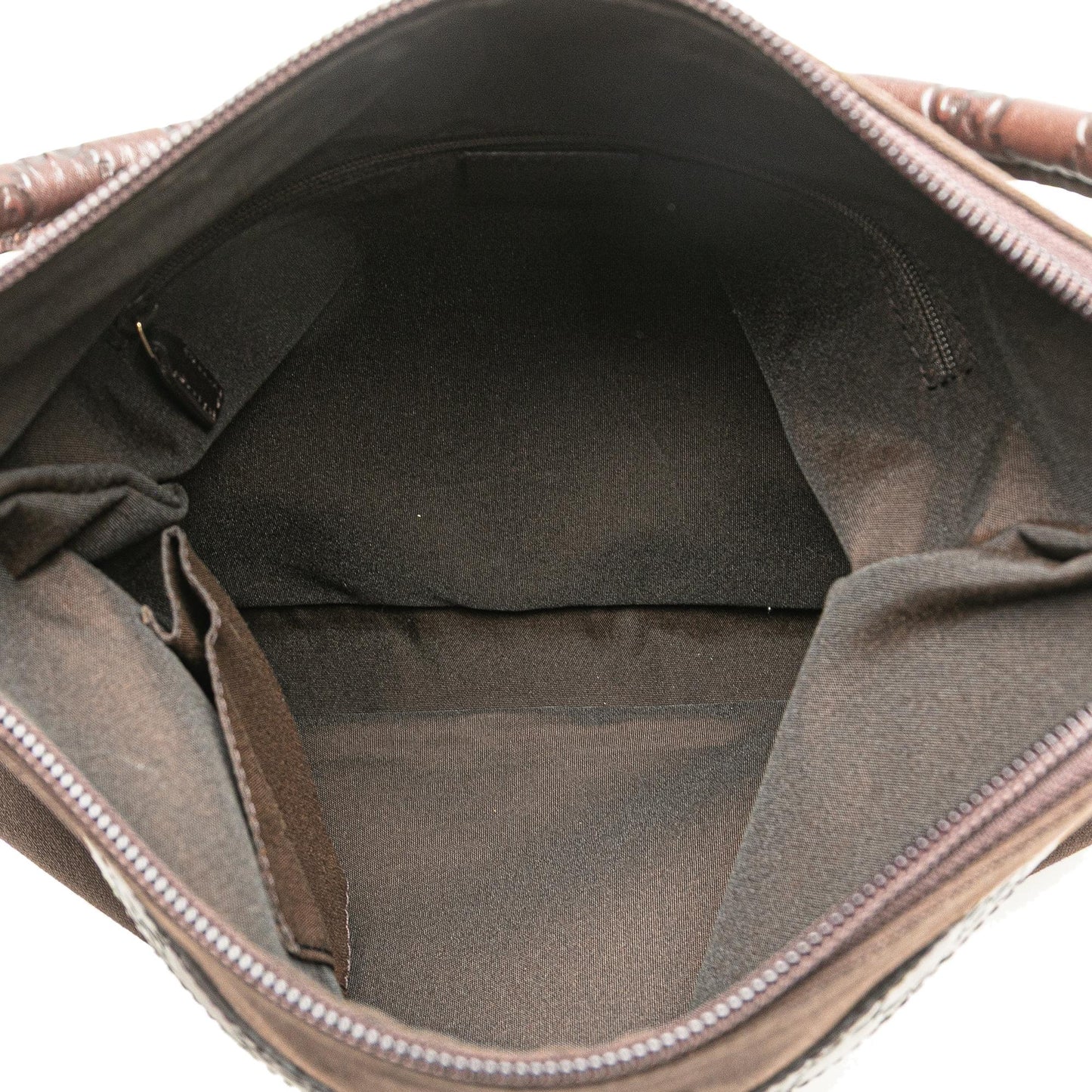 Gucci Guccissima Trimmed Canvas Shoulder Bag