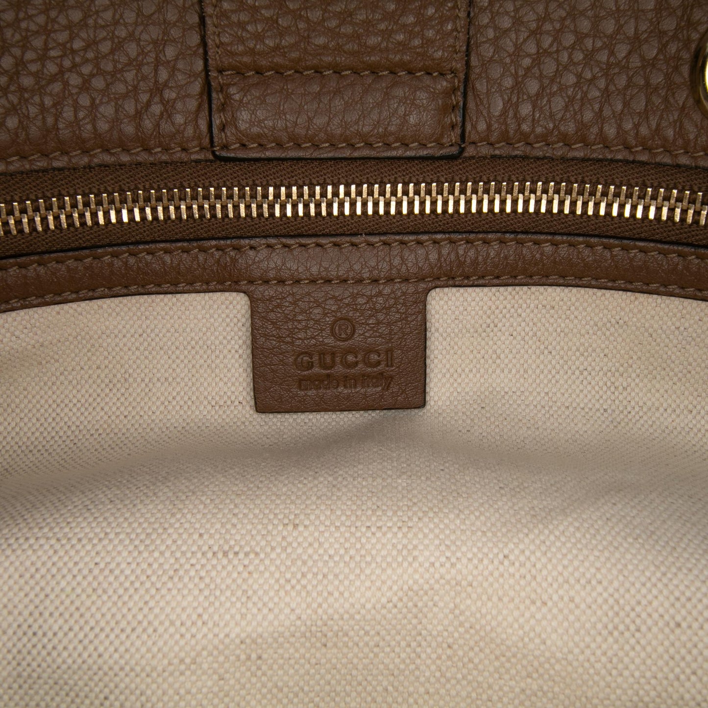 Gucci Large Calfskin Bamboo Shopper Satchel