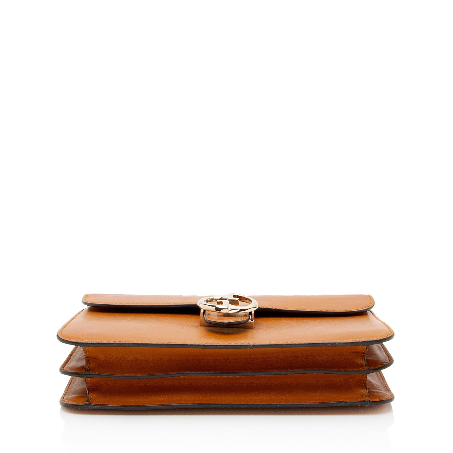 Gucci Leather 1973 Flap Medium Shoulder Bag