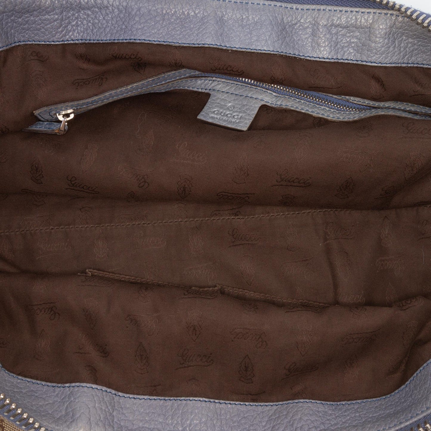 Gucci Medium GG Canvas Bamboo Bar Tote