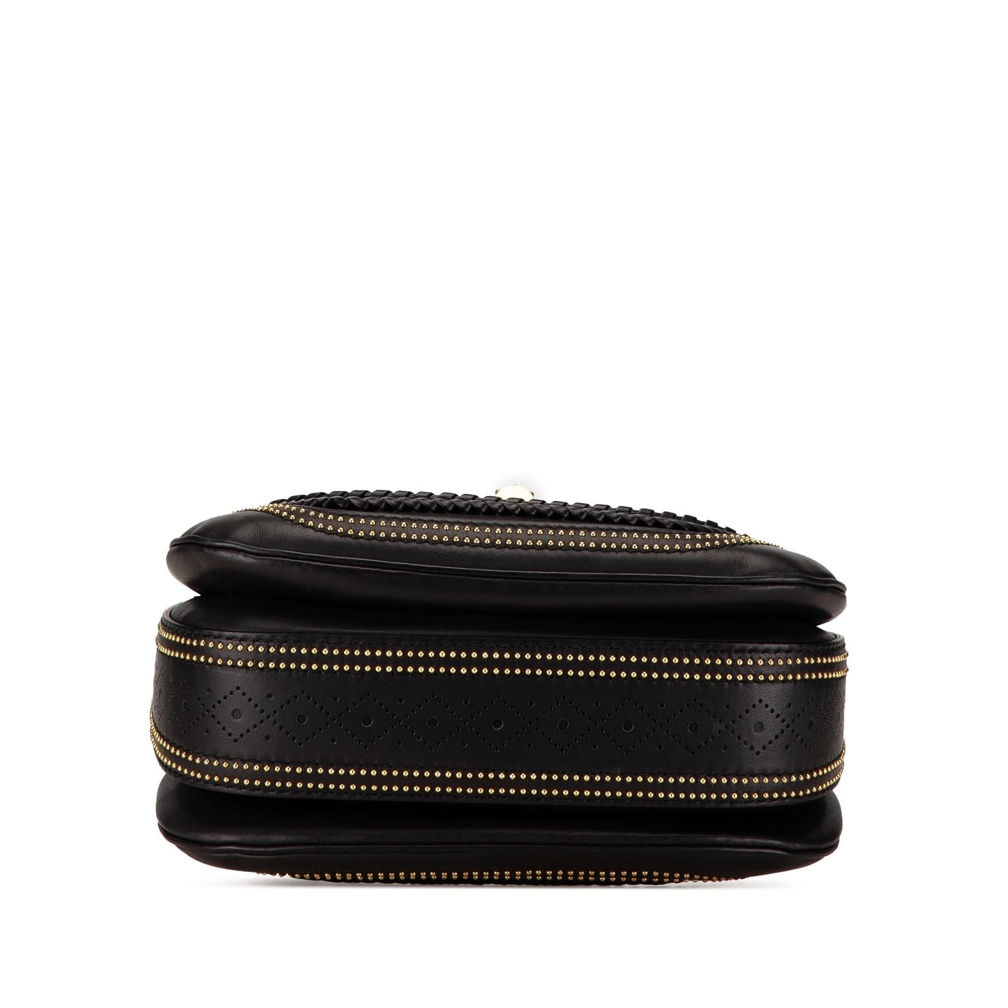 Gucci Medium Studded New Bamboo Tassel Satchel (SHG-QZ6Rq6)