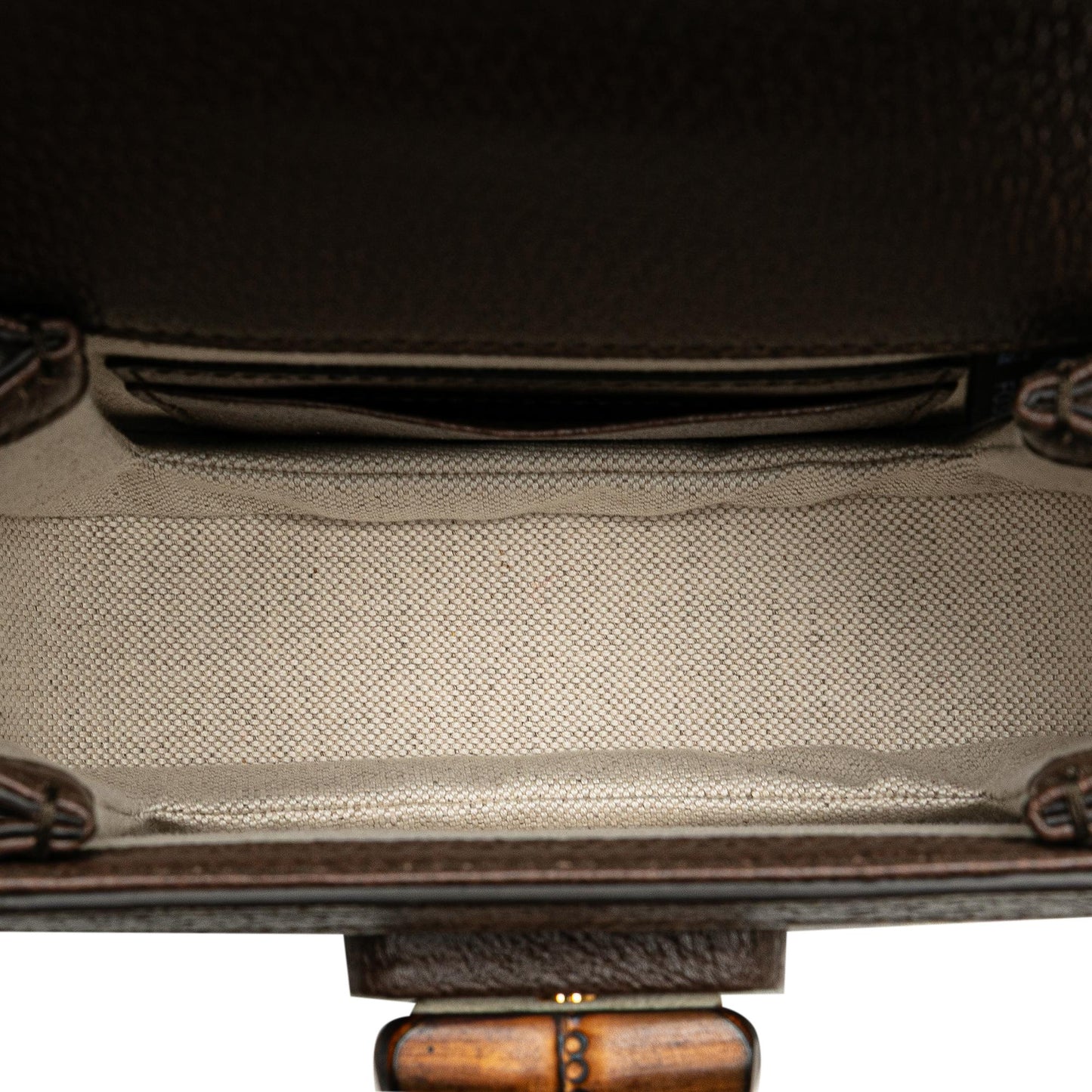 Gucci Mini Jumbo GG Canvas 1947 Bamboo Top Handle Bag