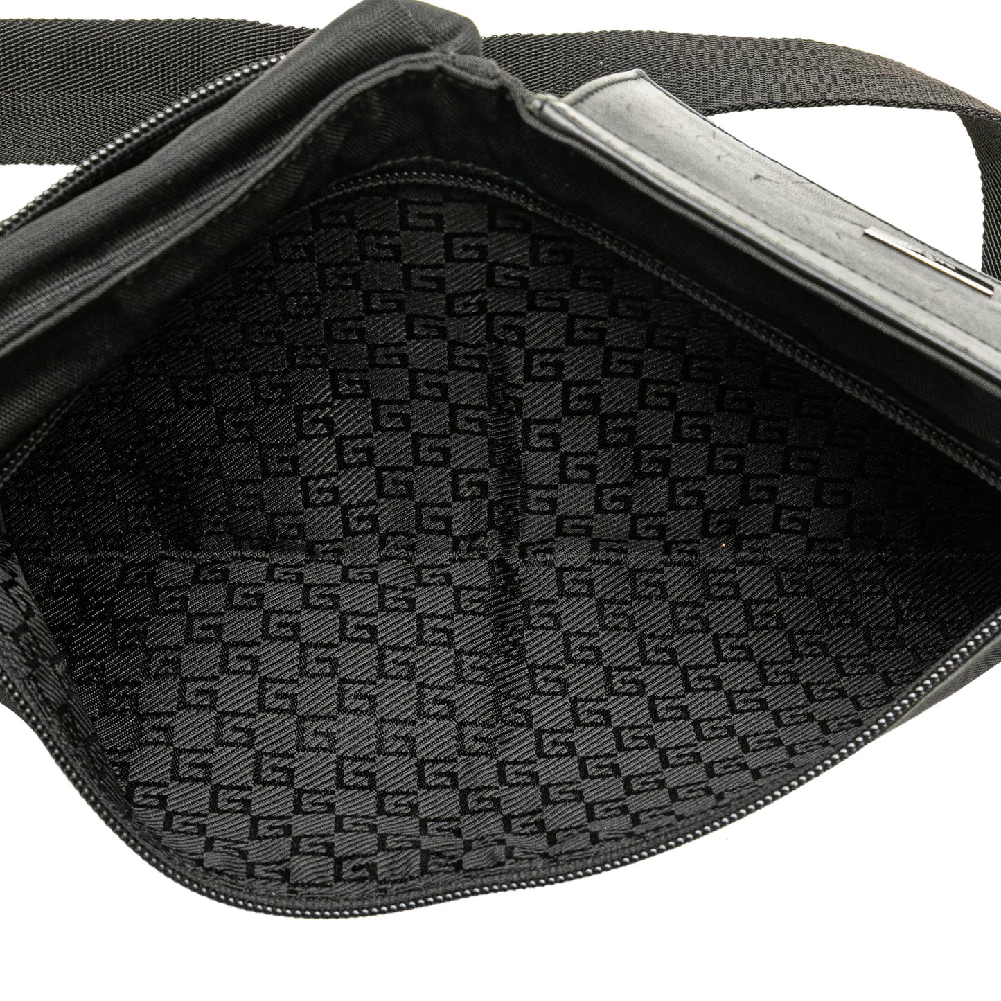Gucci Nylon Double Pocket Belt Bag