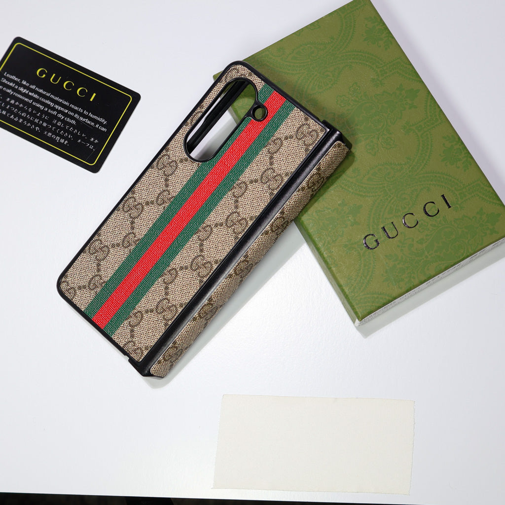 Gucci Case Z Fold 3 4 5 6 Series Samsung Galaxy