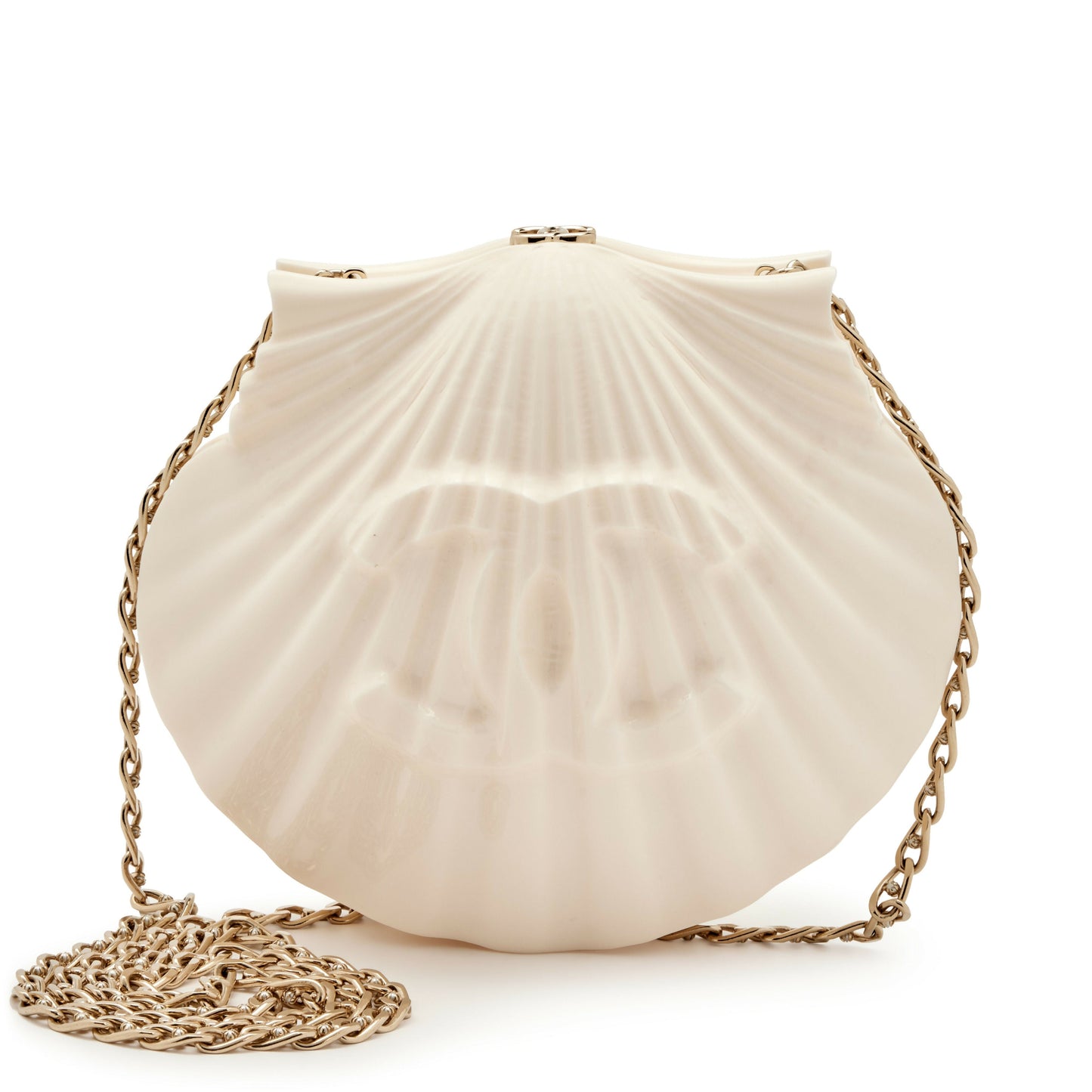 Chanel Luxury Leather Gold Clutch