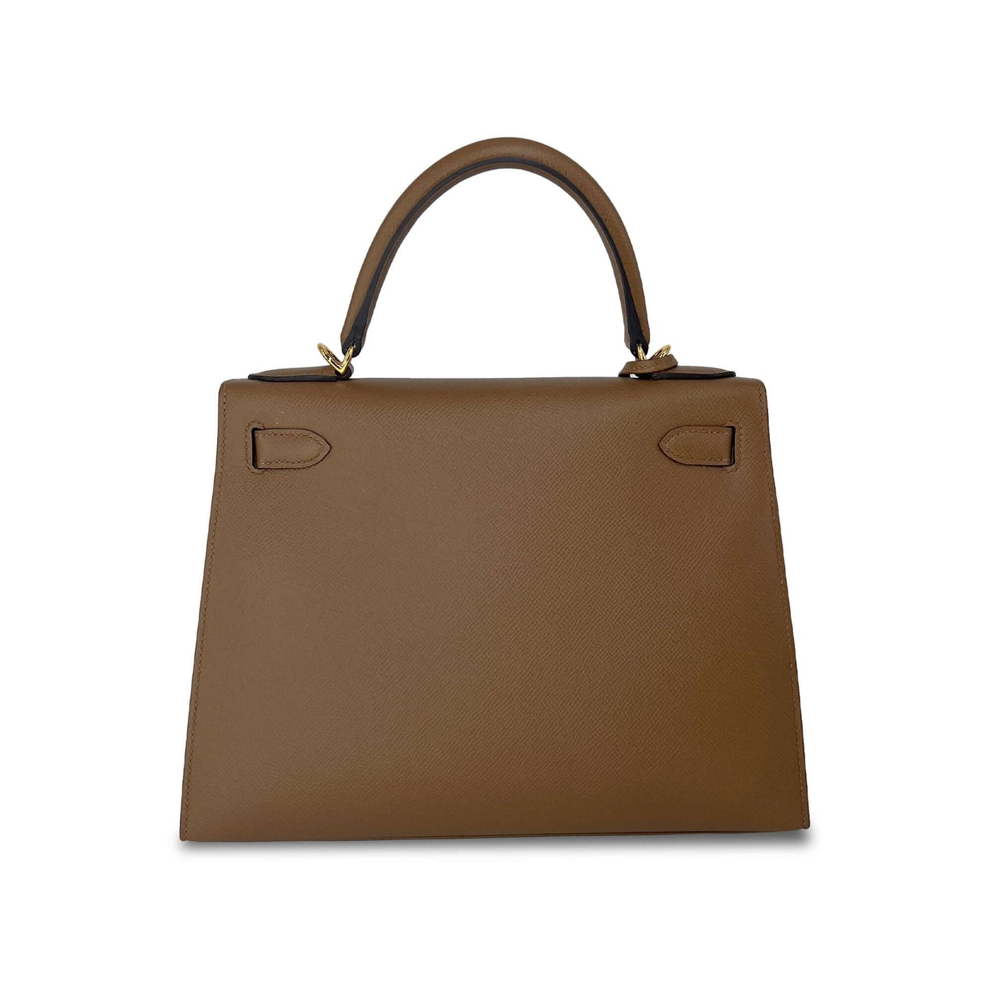 Top Quality Luxury Hermes Kelly Alezan Epsom Leather Designer Bag K28 Ghw