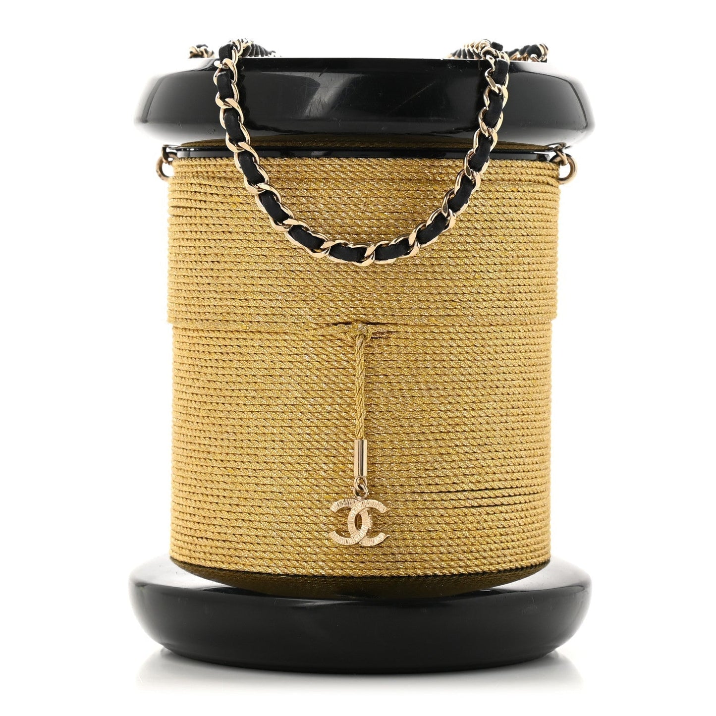 Chanel Luxury Leather Black Clutch Black