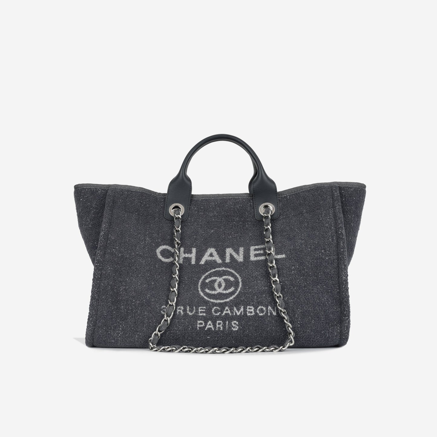 Chanel Cambon Calfskin Gold Tote Bag Calfskin