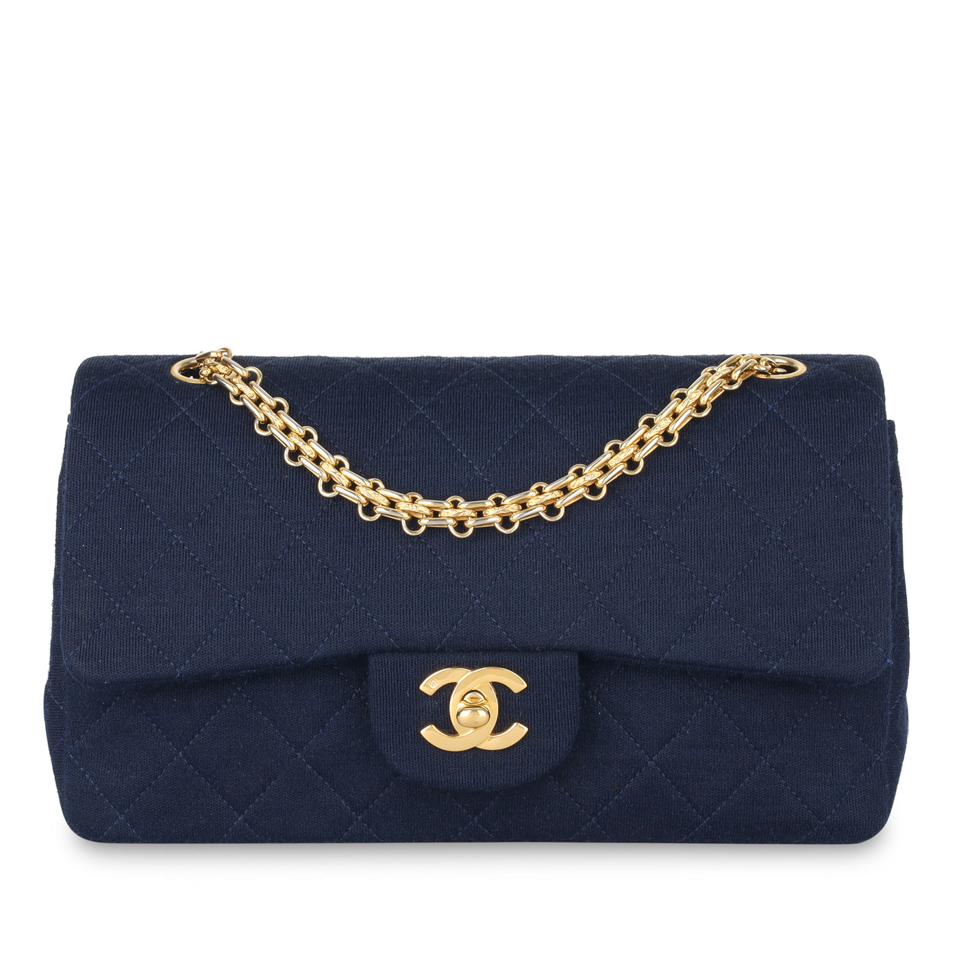 Chanel Classic Flap Caviar Gold Shoulder Bag Style 35