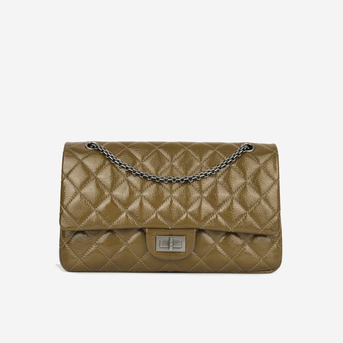 Chanel Classic Flap Lambskin Brown Shoulder Bag Style 8