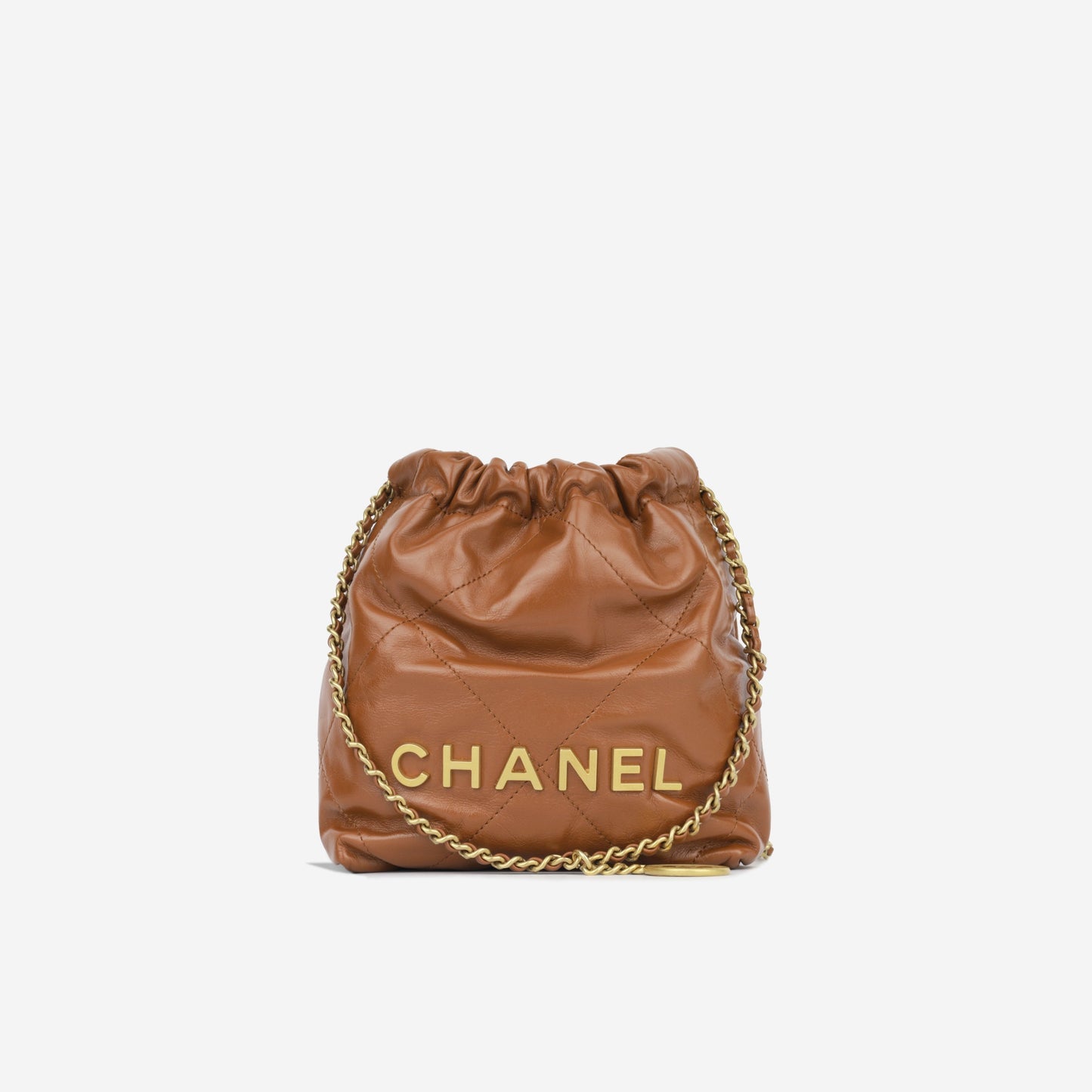 Chanel Chanel 22 Calfskin Gold Shoulder Bag