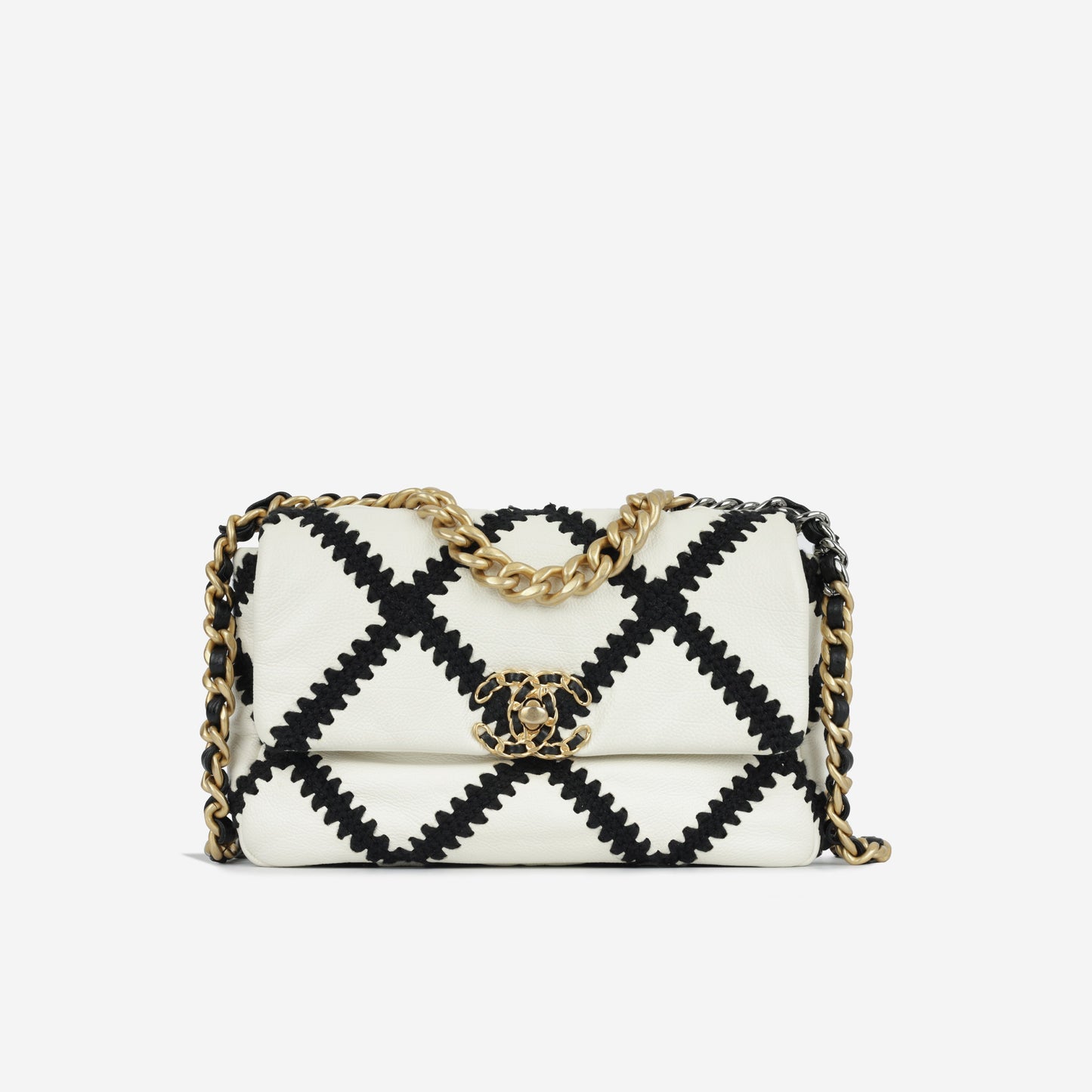 Chanel Chanel 19 Calfskin Black Shoulder Bag Calfskin