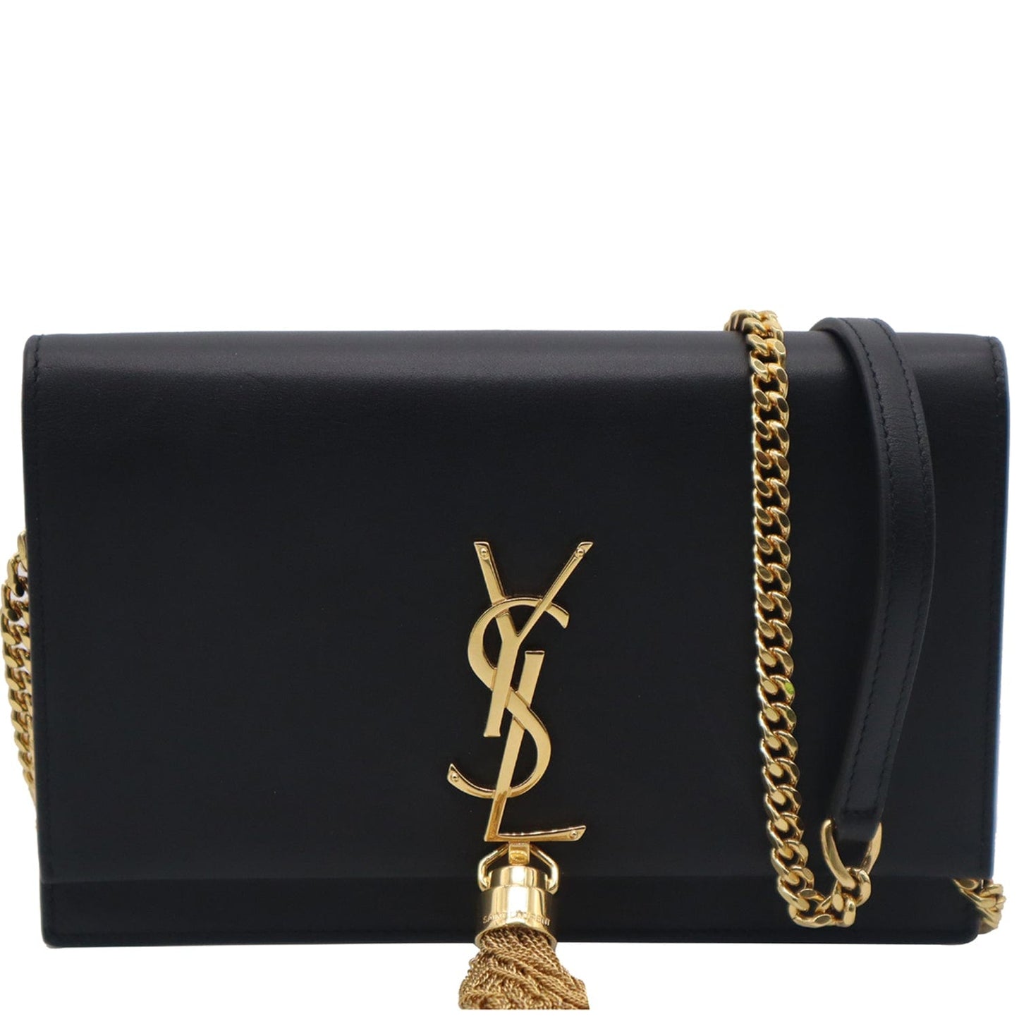 Saint Laurent Kate Leather Black Crossbody Style 12