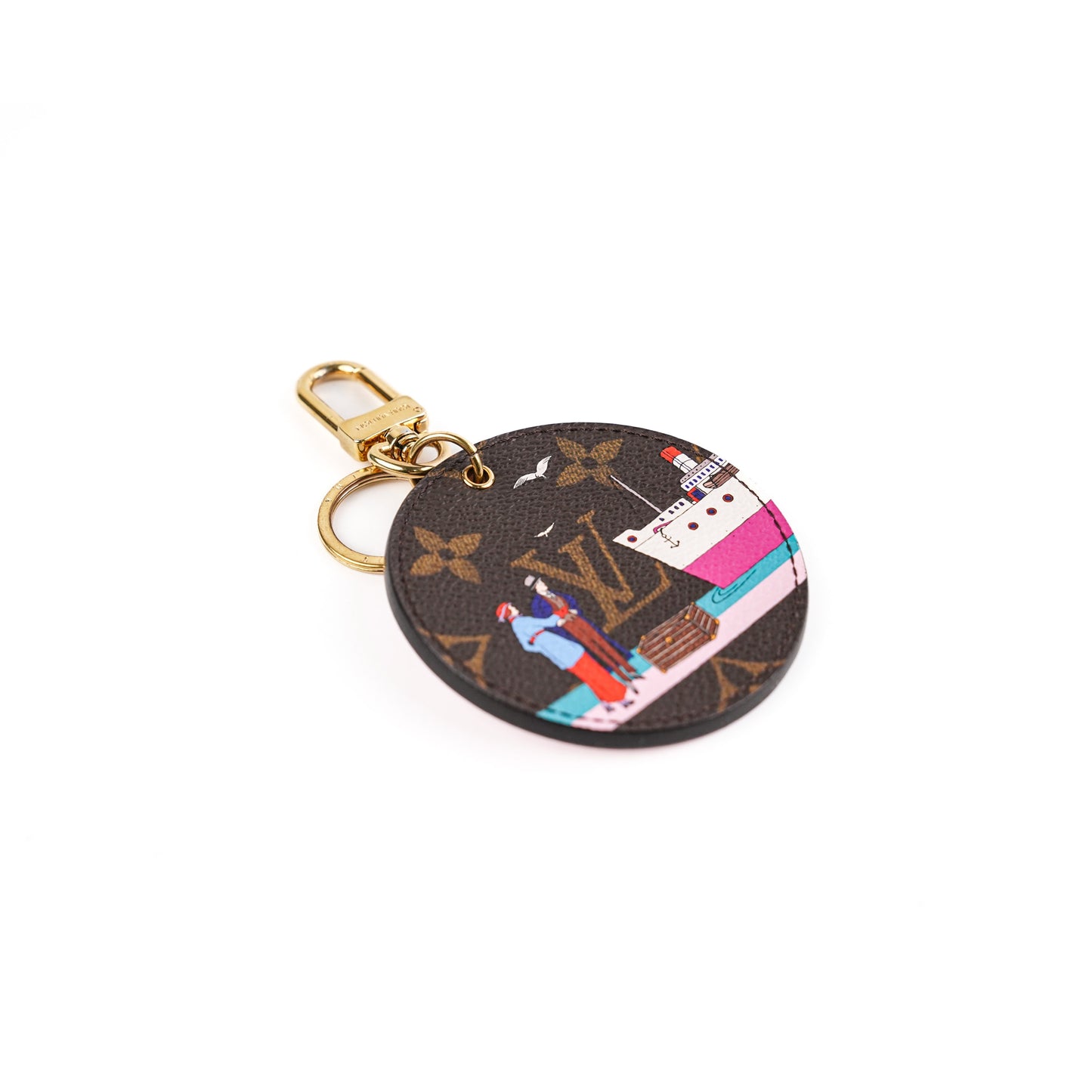 Louis Vuitton Illustre Print Round Bag Charm