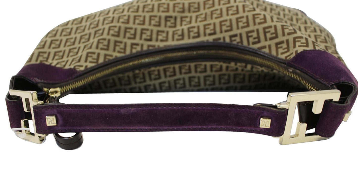 Fendi Canvas Beige Shoulder Bag