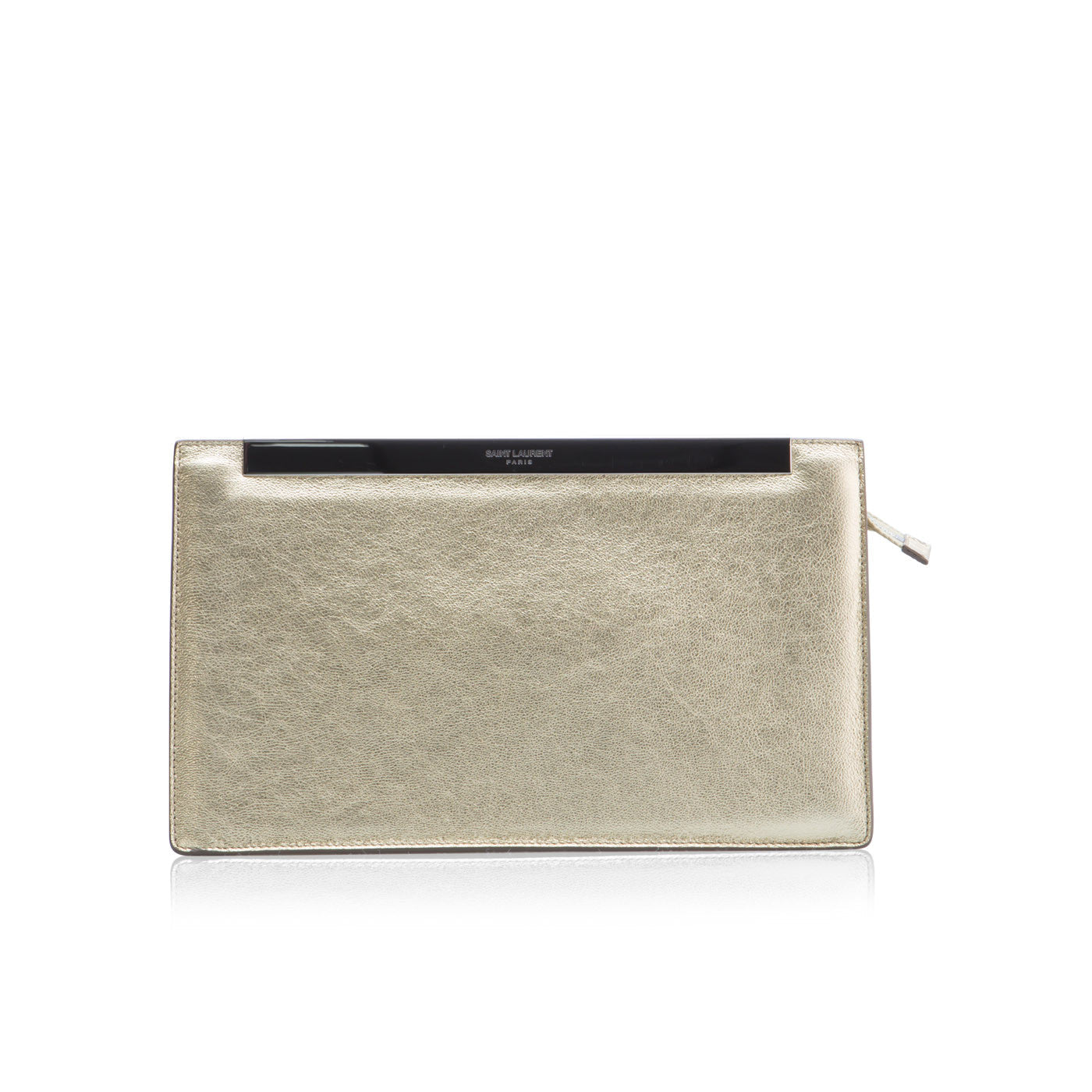 Saint Laurent Luxury Leather Red Clutch Style 7