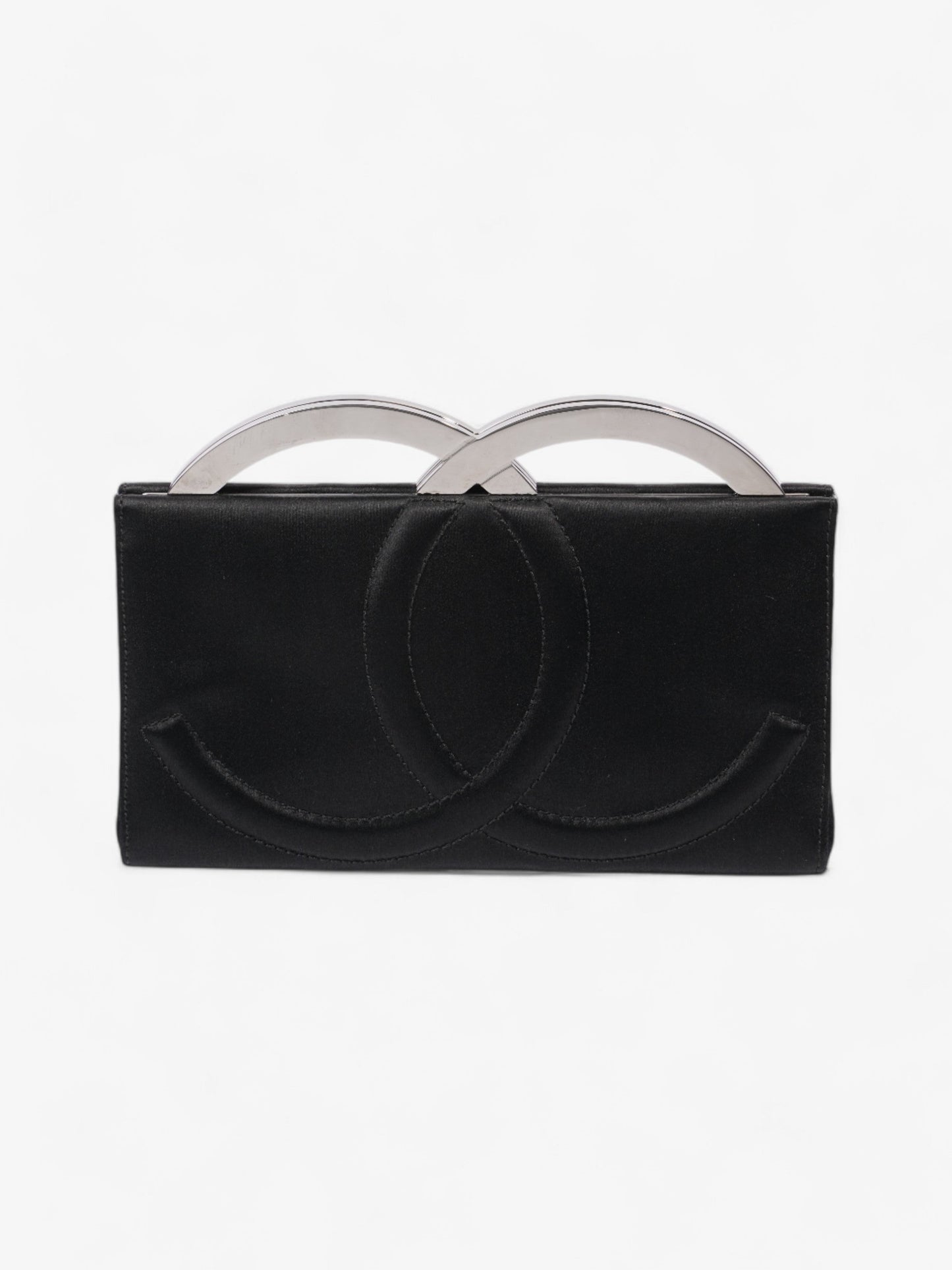 Chanel Luxury Satin Black Clutch