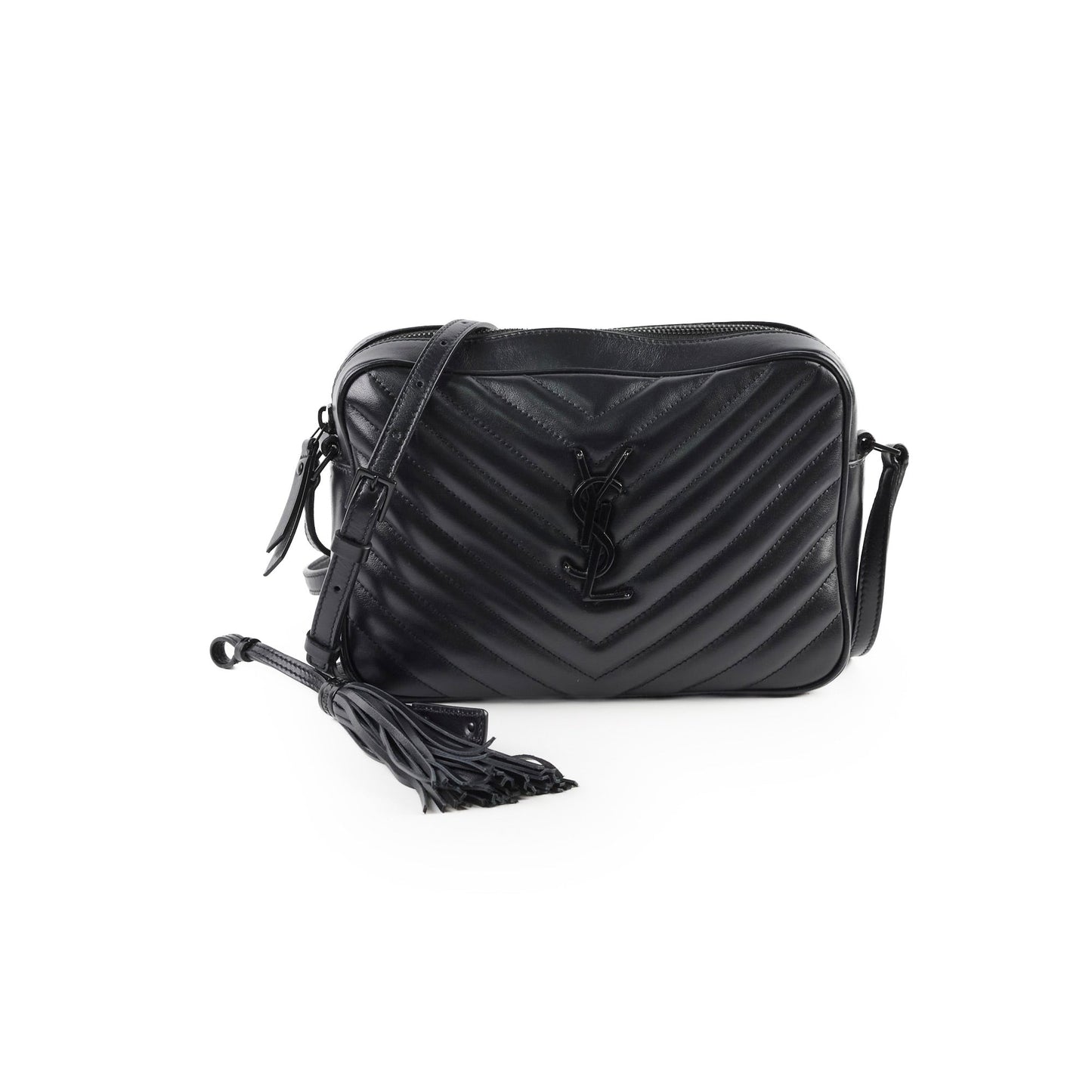 Saint Laurent Lou Black Crossbody Style 11
