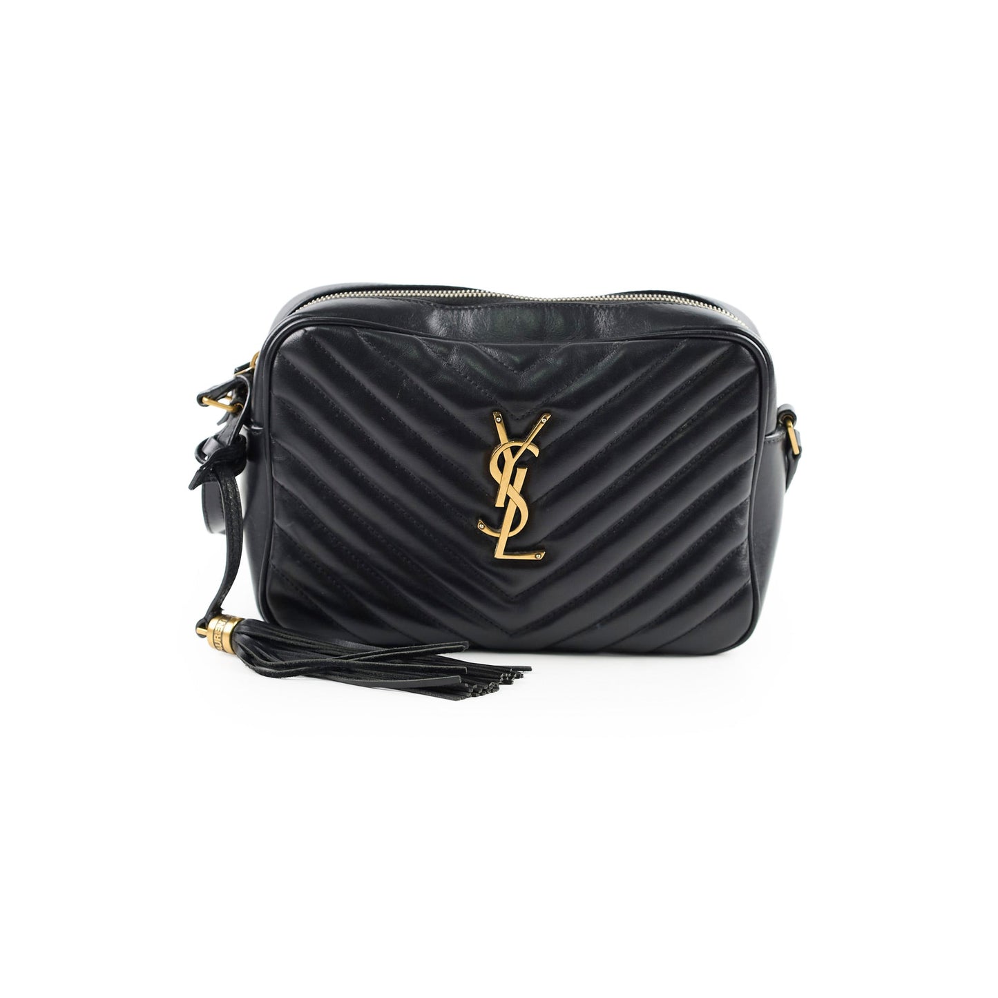 Saint Laurent Lou Black Crossbody Style 9