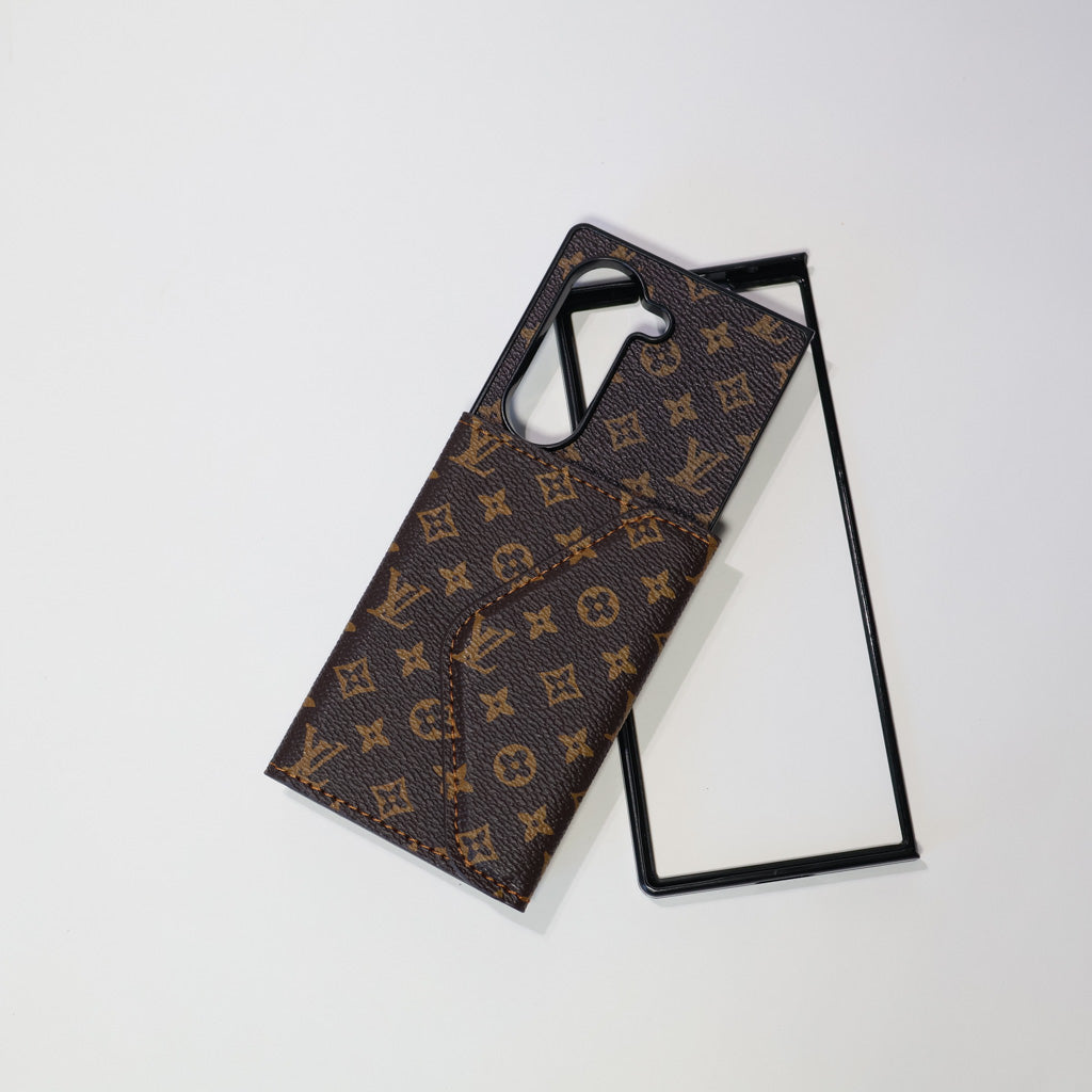 LV Wallet Case Z Fold 3 4 5 6 7 Samsung Galaxy Series