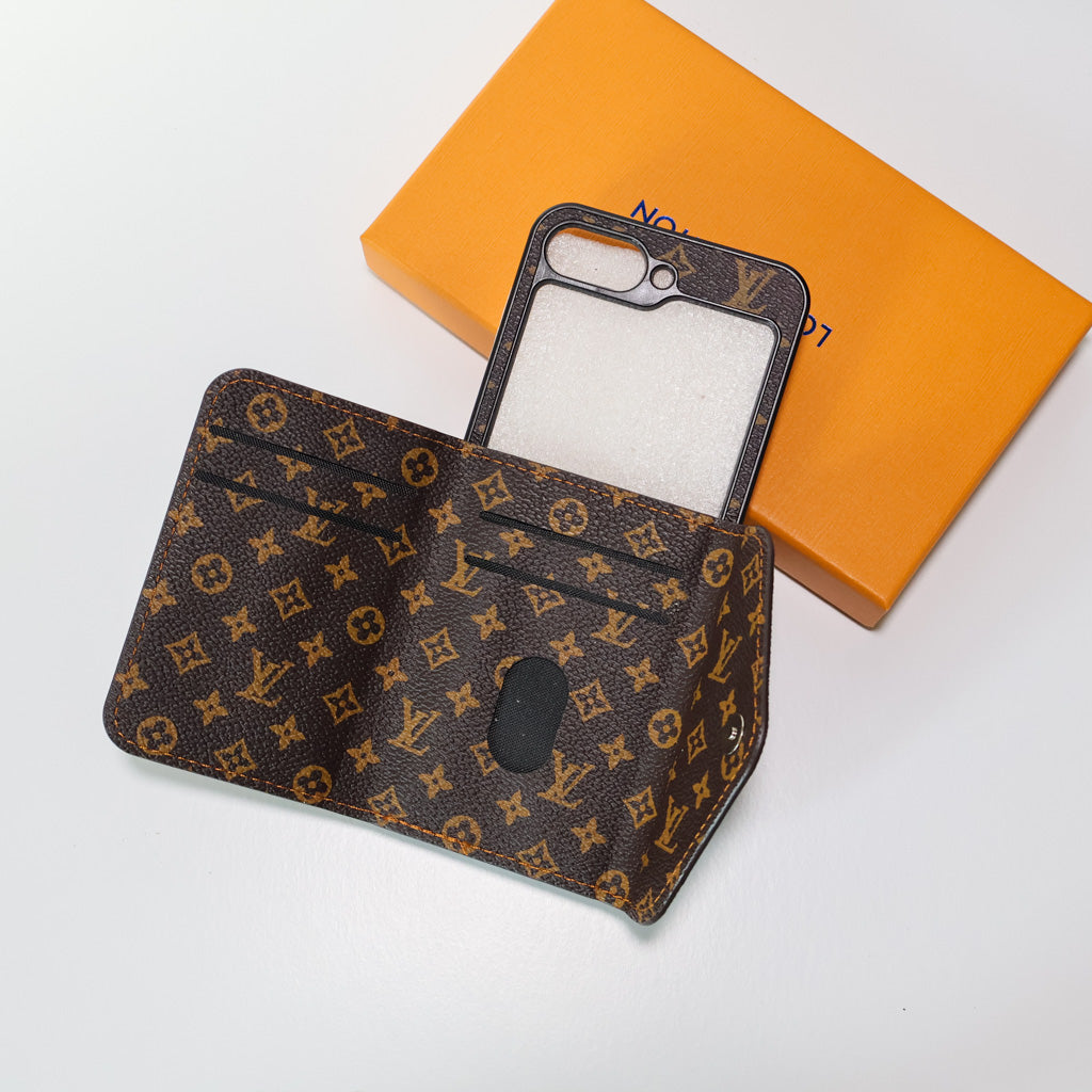 Z Flip LV Case Wallet Style For 3 4 5 6 7 Series