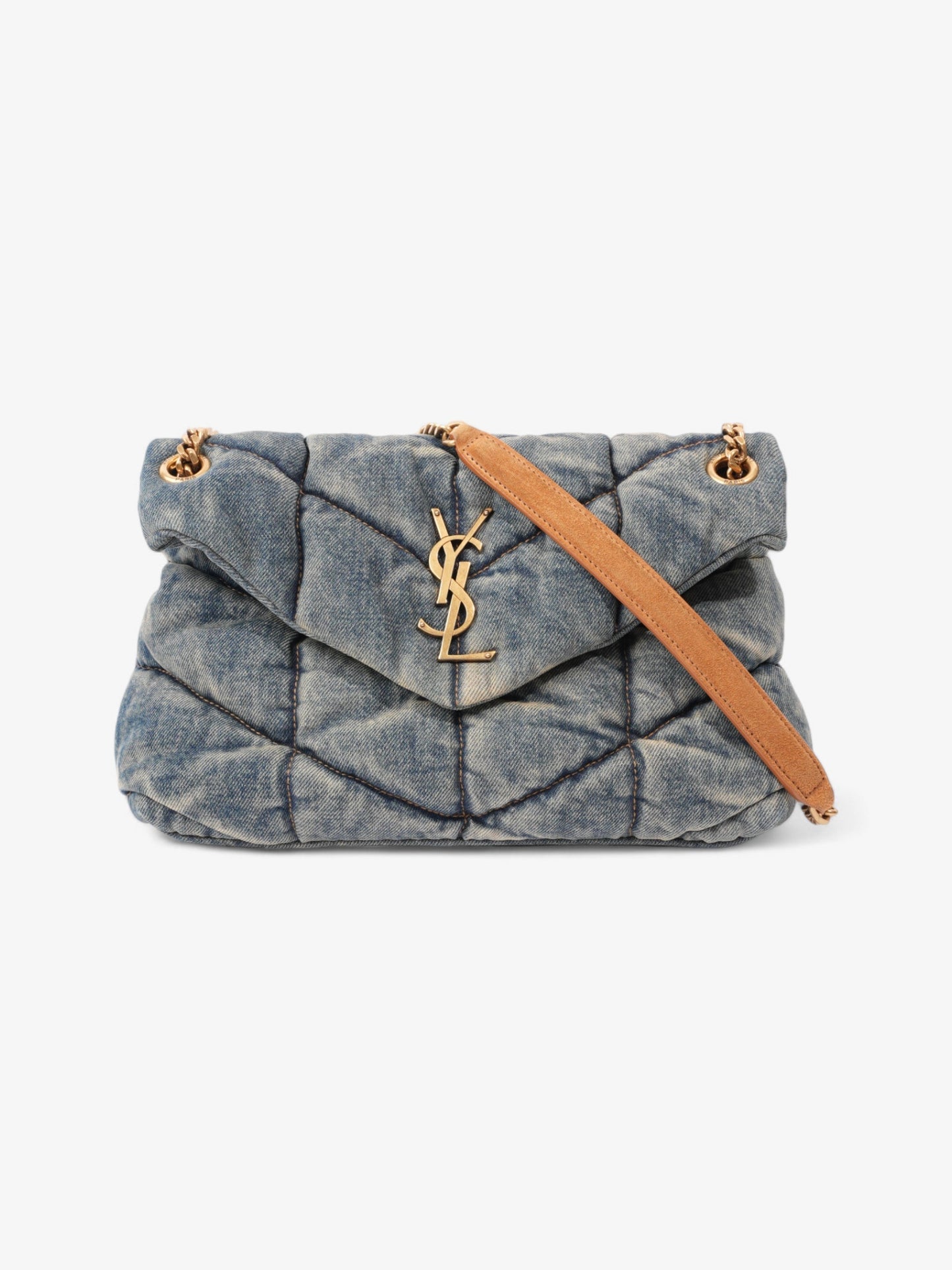 Saint Laurent Puffer Red Shoulder Bag Red