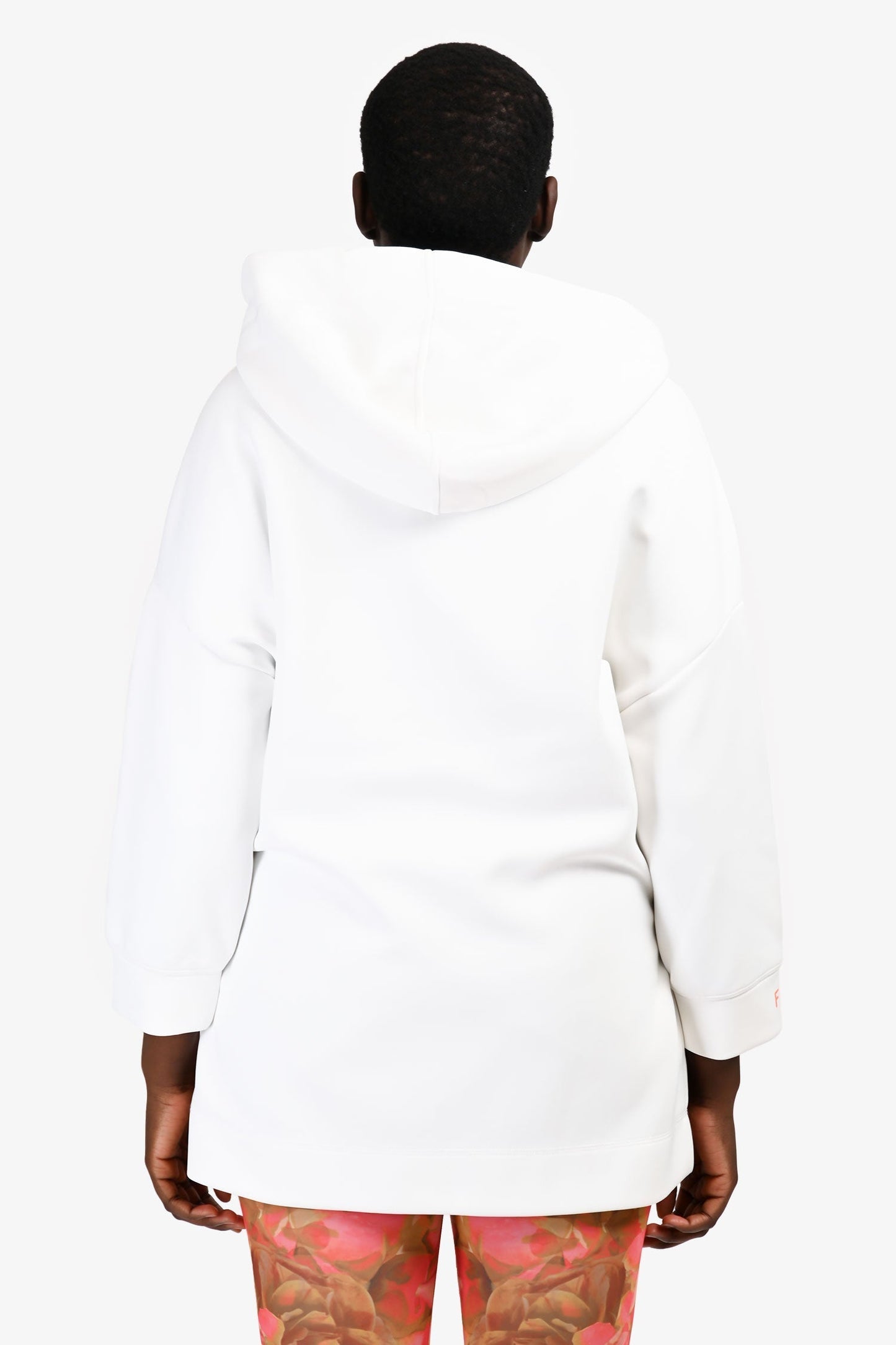 Fendi White/Neon Orange Monster Hoodie Size 40