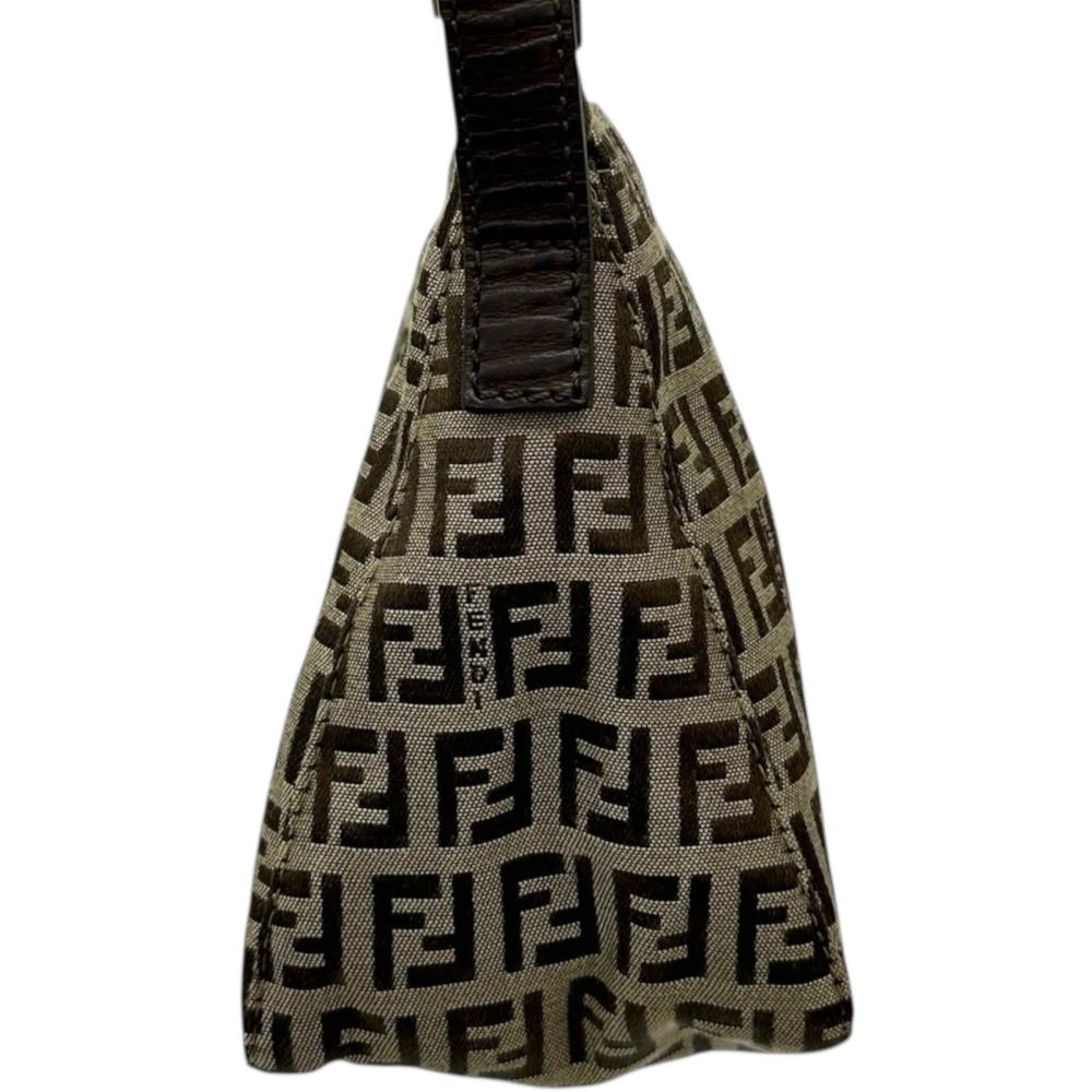 Fendi Baguette Canvas Red Shoulder Bag Style 54