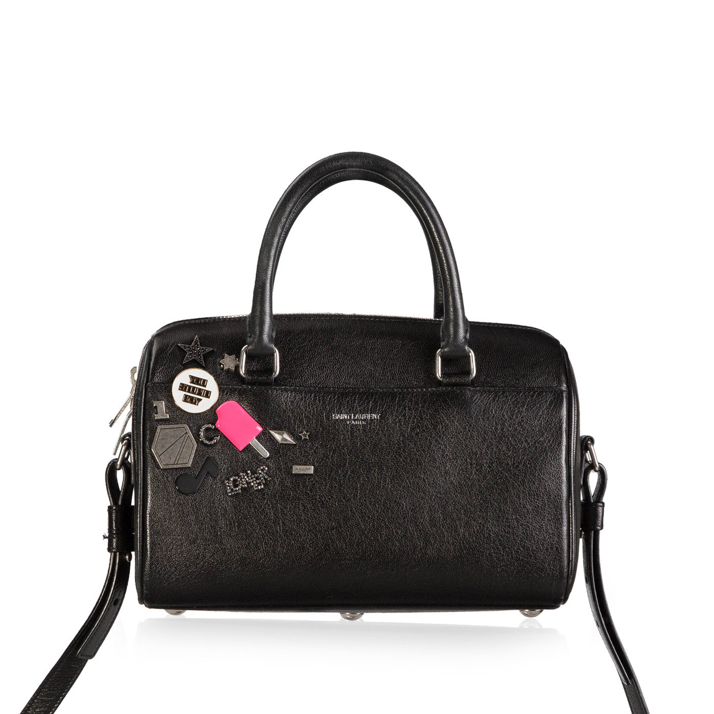 Saint Laurent Luxury Leather Red Handbag Style 39
