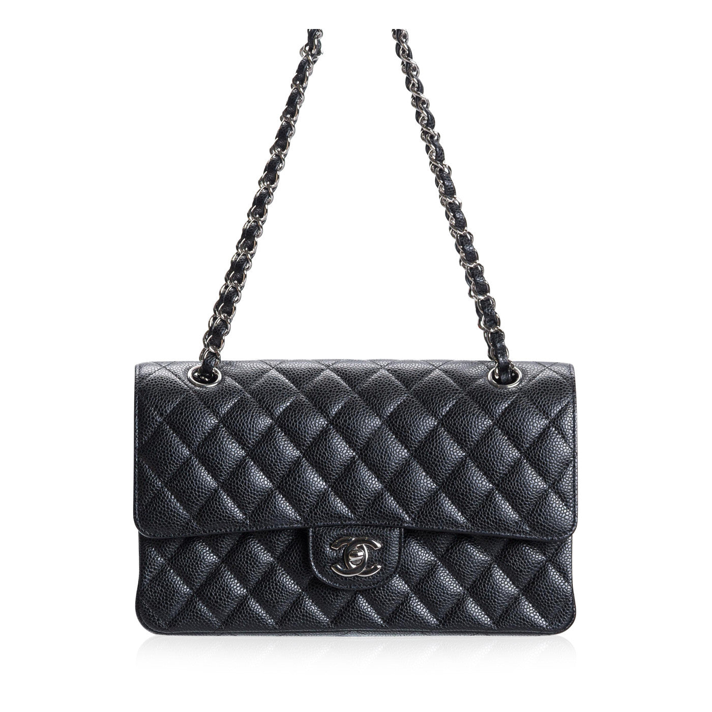 Chanel Classic Flap Caviar Black Shoulder Bag