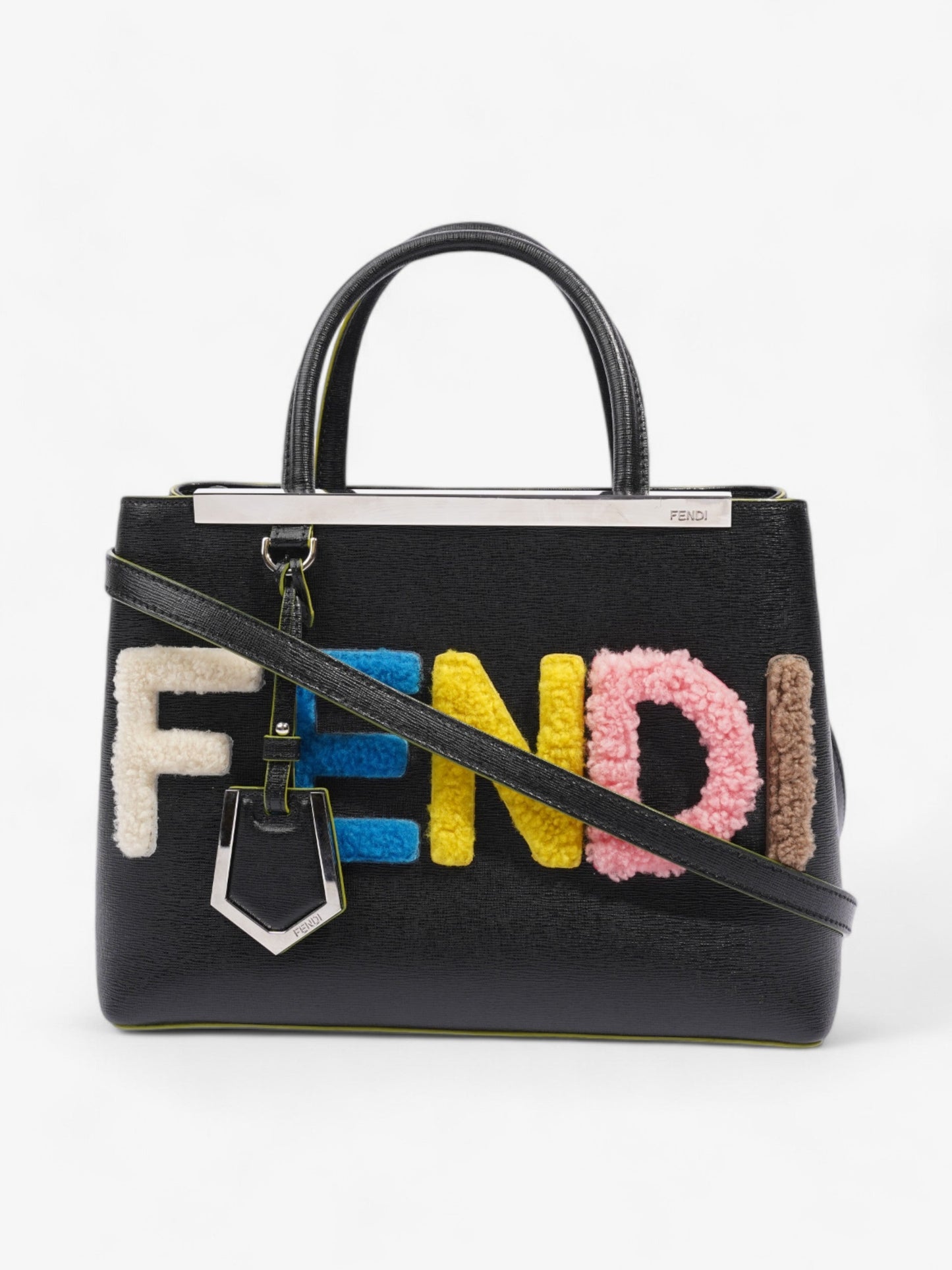 Fendi Luxury Leather Black Handbag Style 4