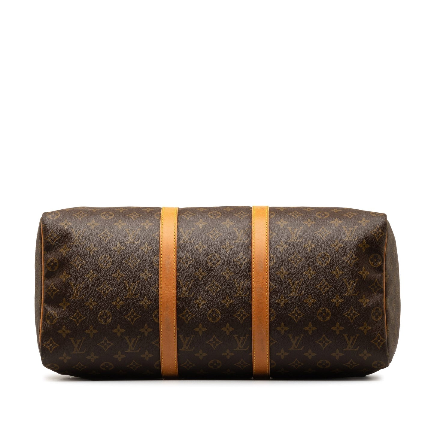 Brown Louis Vuitton Monogram Keepall 50 Travel Bag
