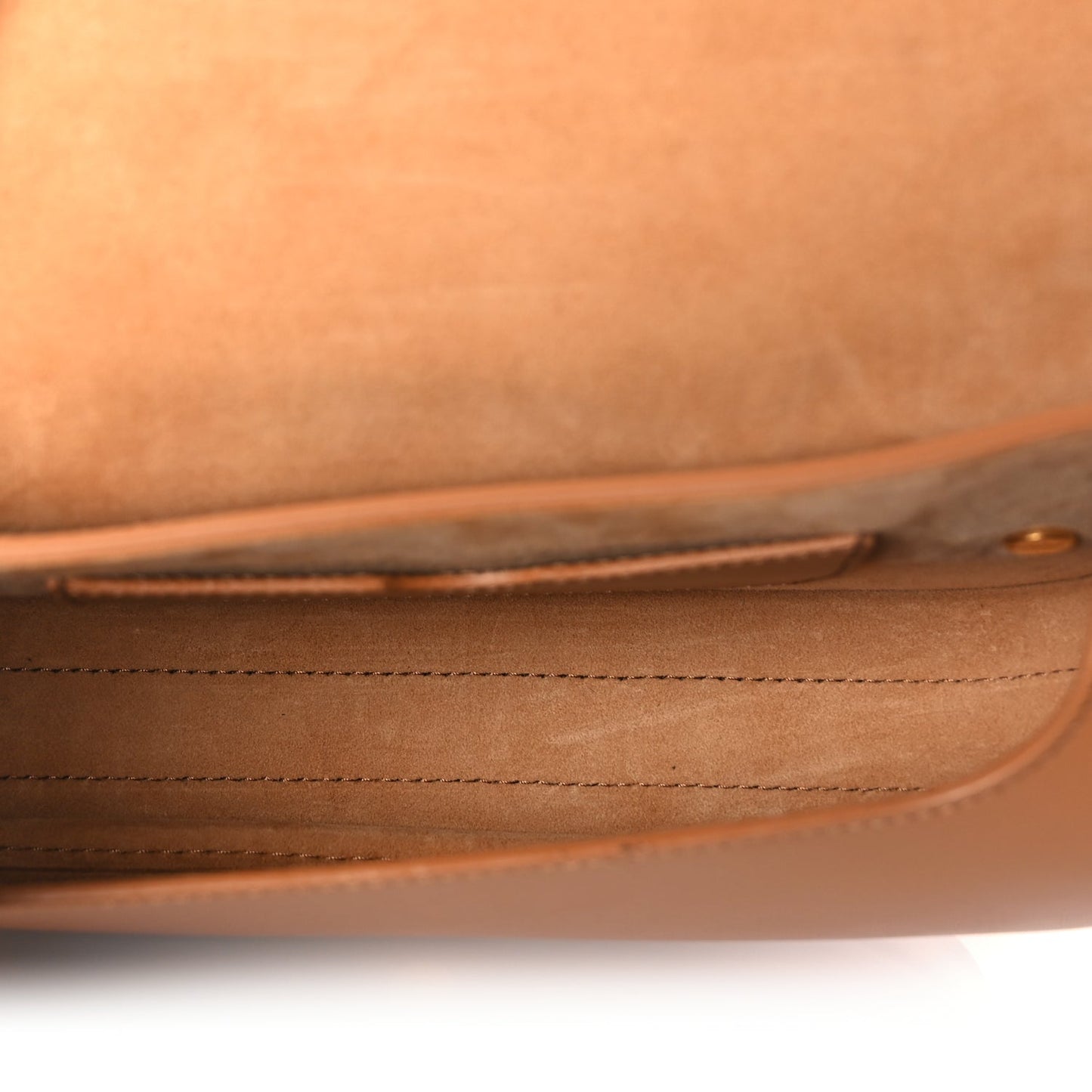 Christian Dior Box Calfskin East West Bobby Bag Amber