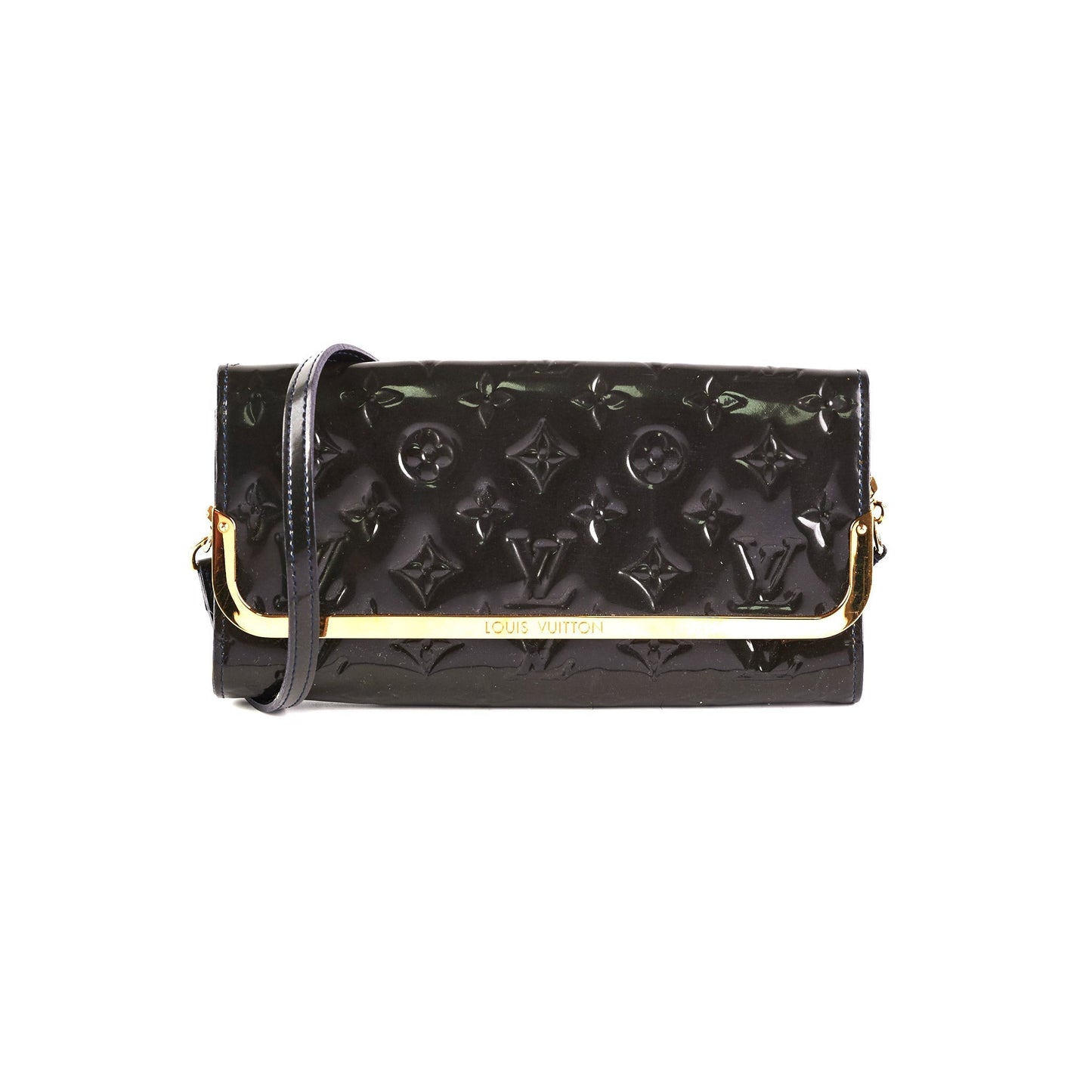 Louis Vuitton Vernis Cluch Bag Black