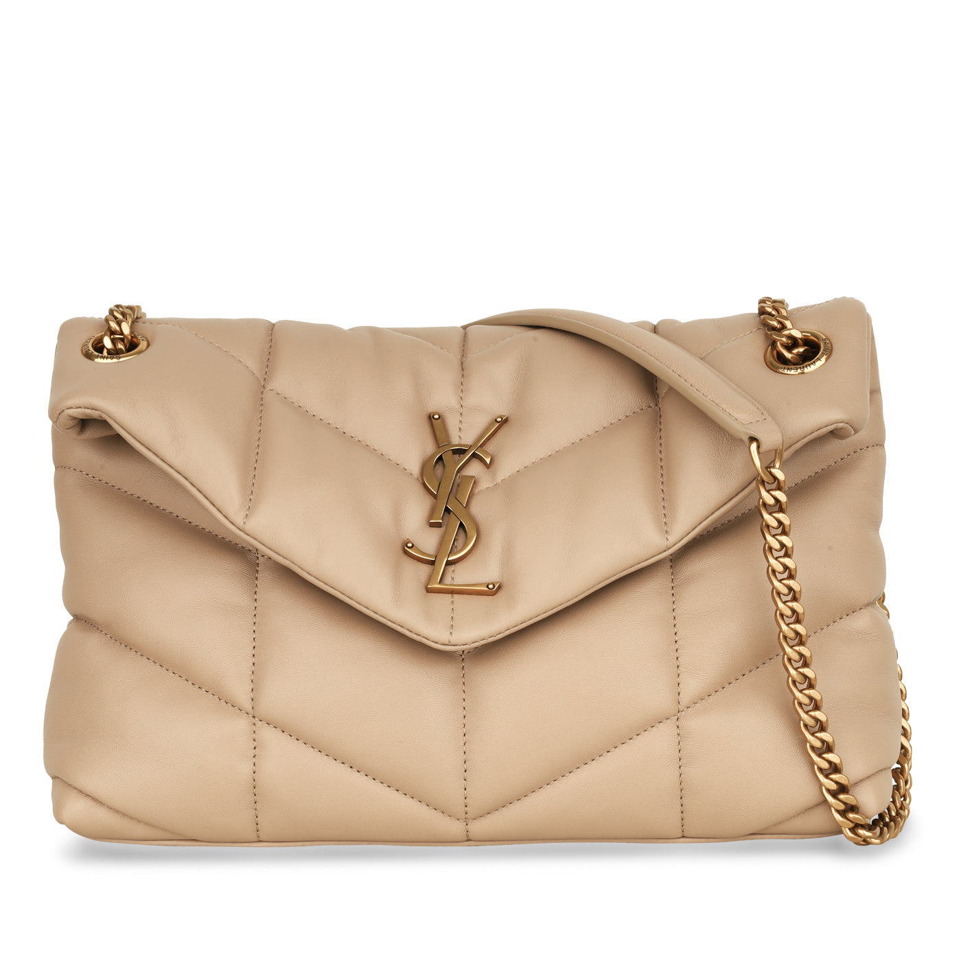Saint Laurent Puffer Red Shoulder Bag Style 3