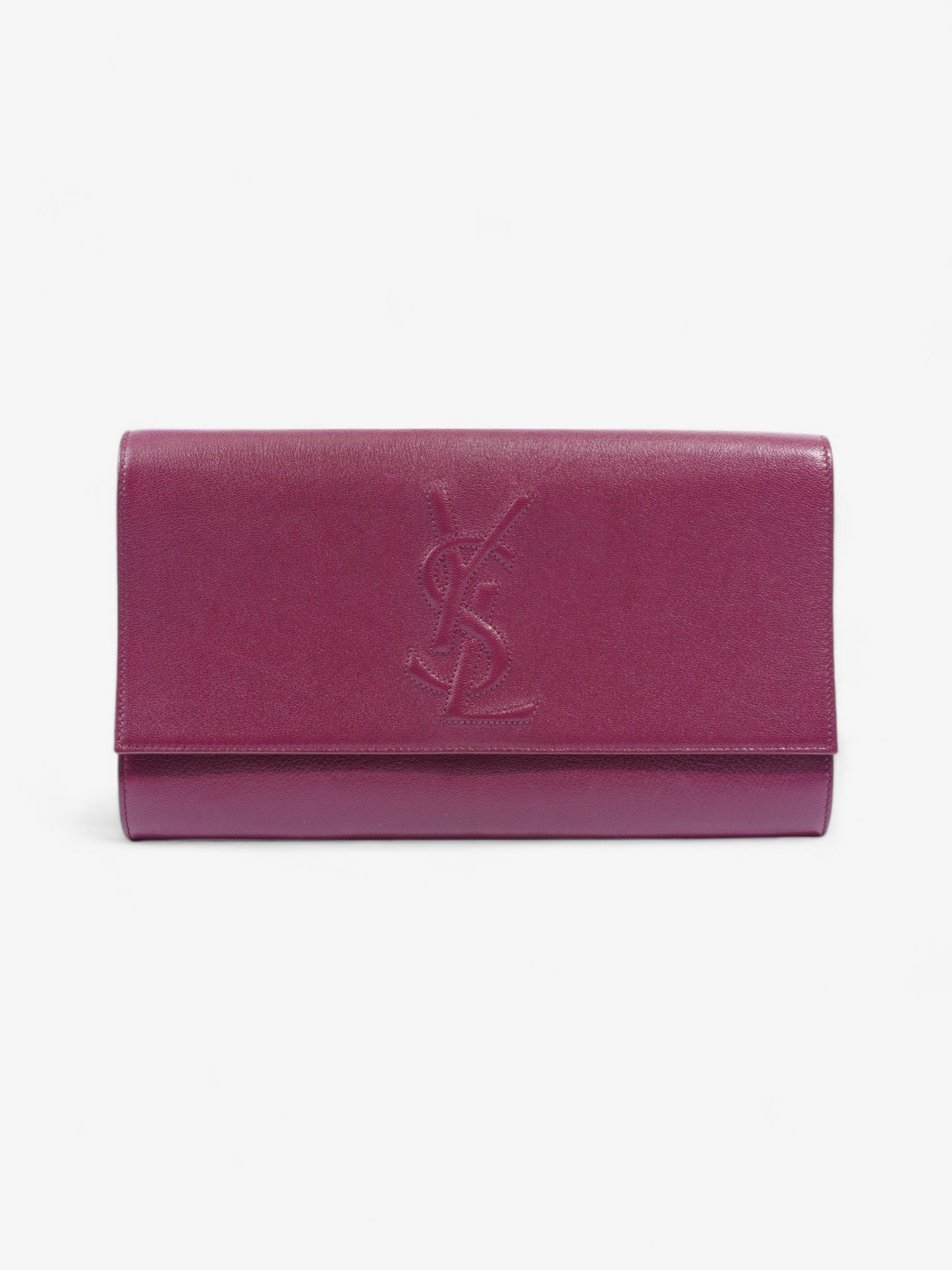 Saint Laurent Belle De Jour Purple Leather