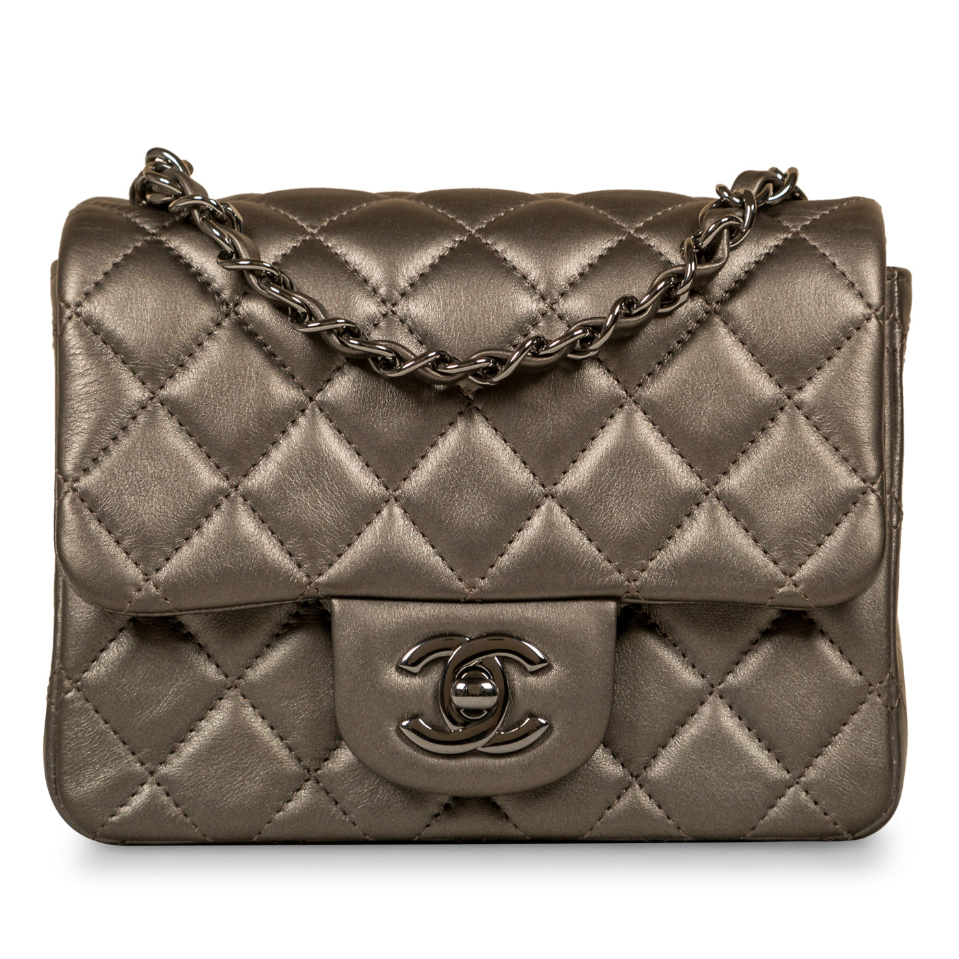 Chanel Classic Flap Lambskin Black Shoulder Bag Style 231