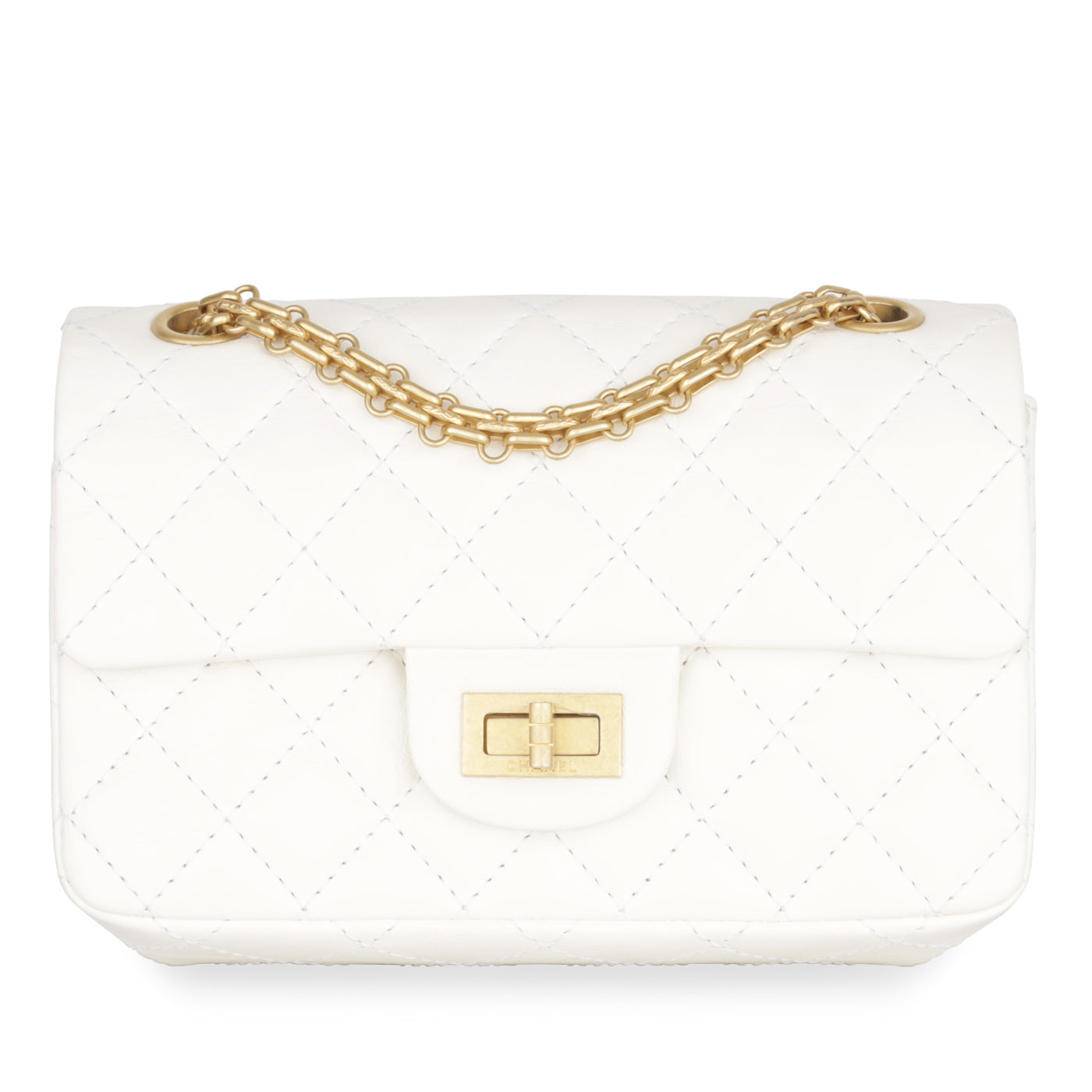 Chanel Classic Flap Calfskin Gold Shoulder Bag Calfskin