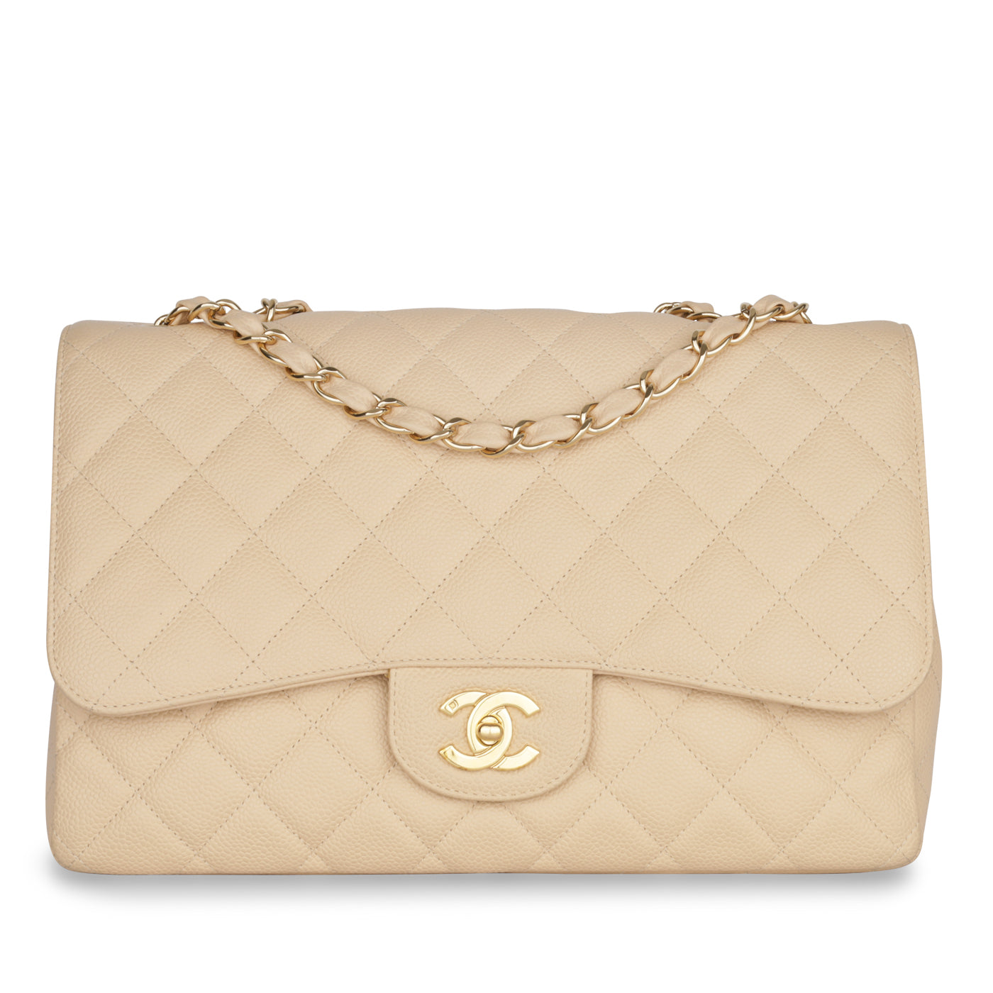Chanel Classic Flap Caviar Gold Shoulder Bag Style 5
