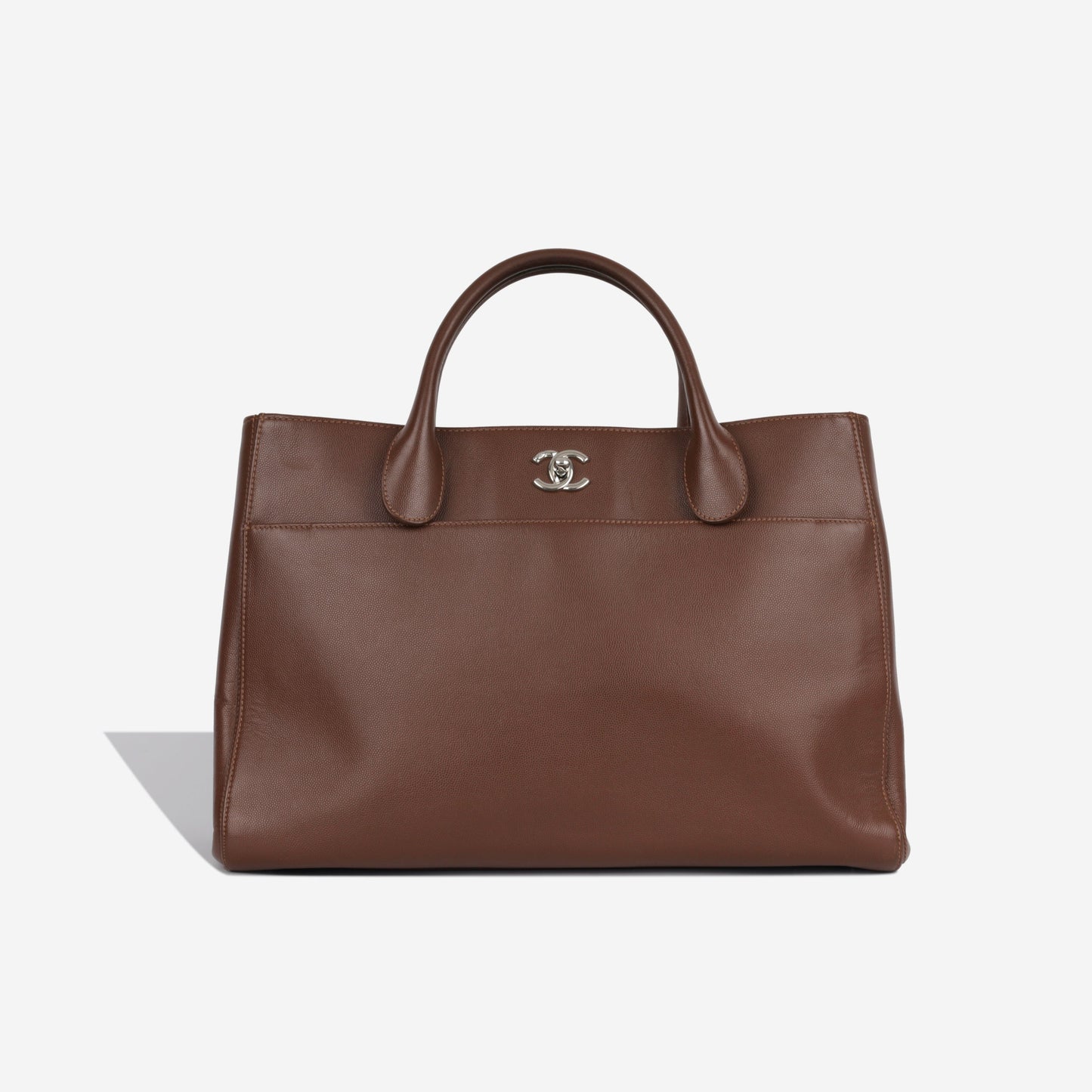 Chanel Timeless Caviar Brown Tote Bag
