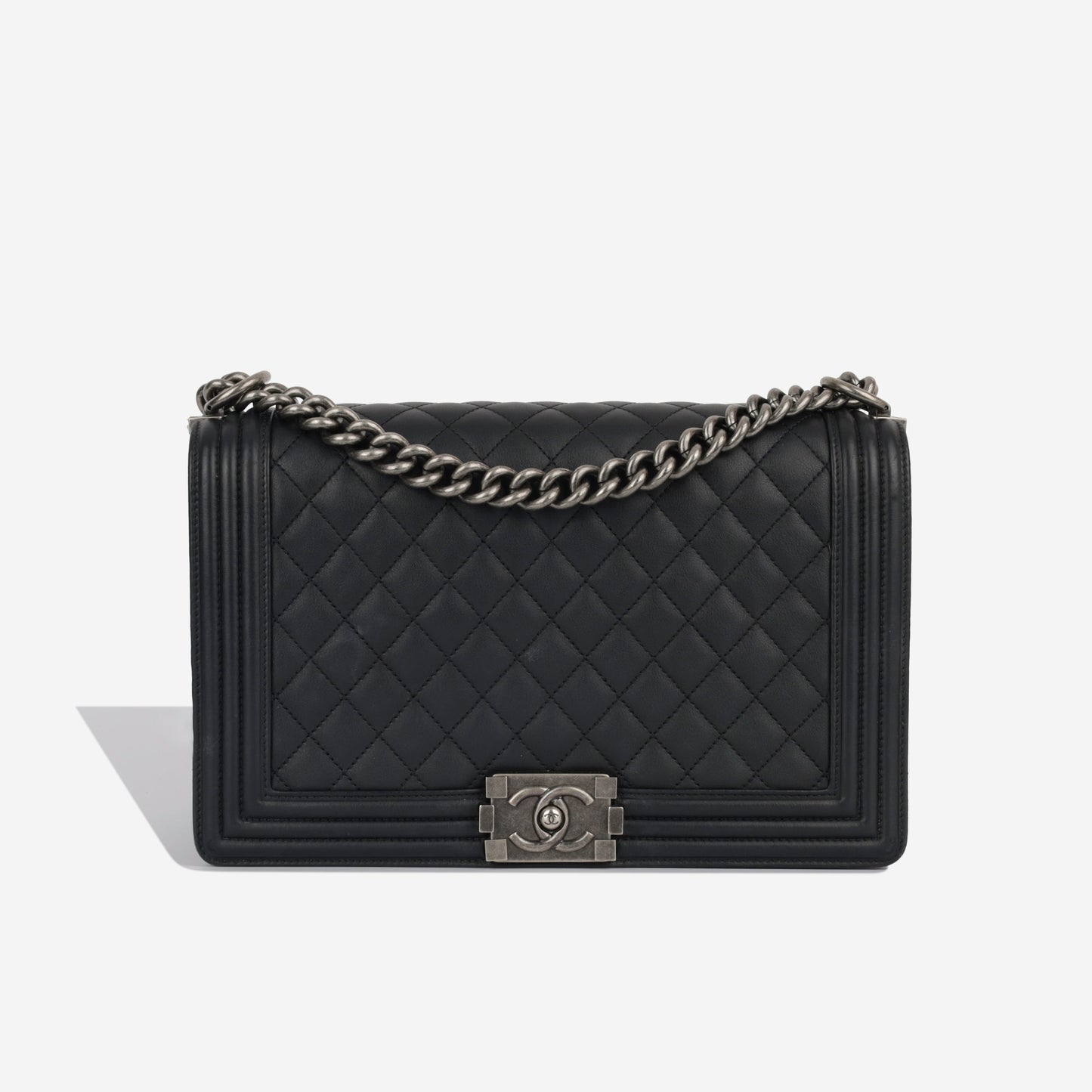 Chanel Classic Flap Lambskin Black Shoulder Bag Style 300