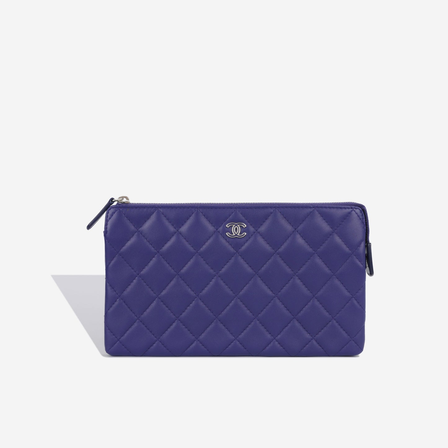 Chanel Lambskin Silver Handbag Style 2