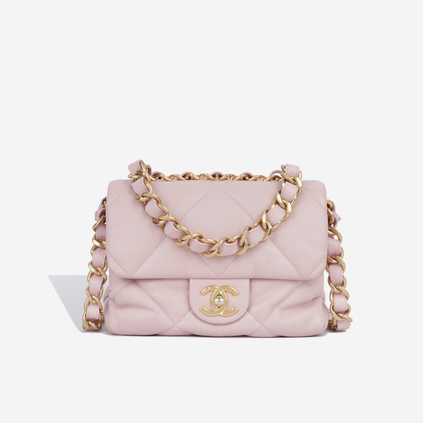 Chanel Seasonal Square Flap - Pink Lambskin