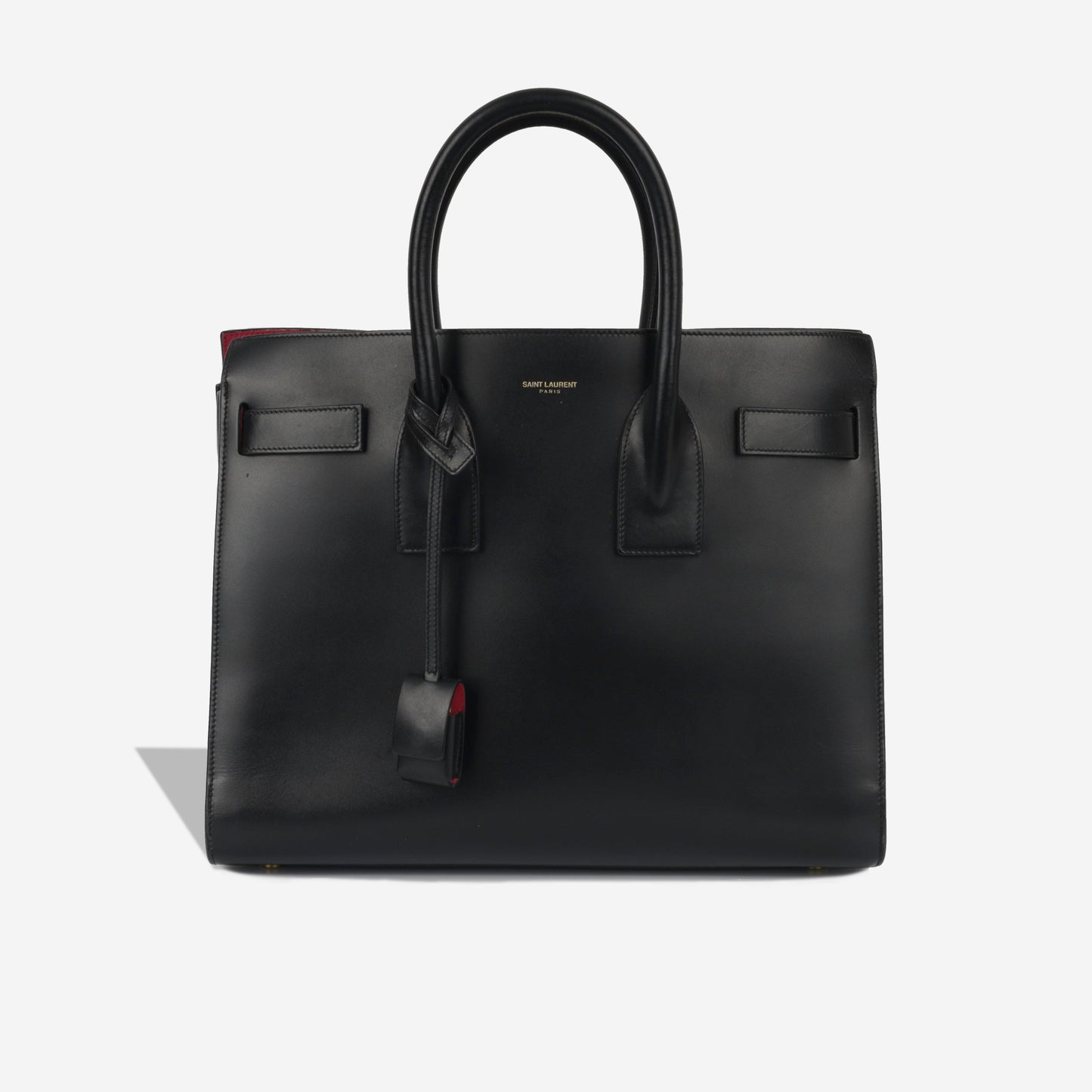Saint Laurent Sac De Jour Calfskin Black Handbag
