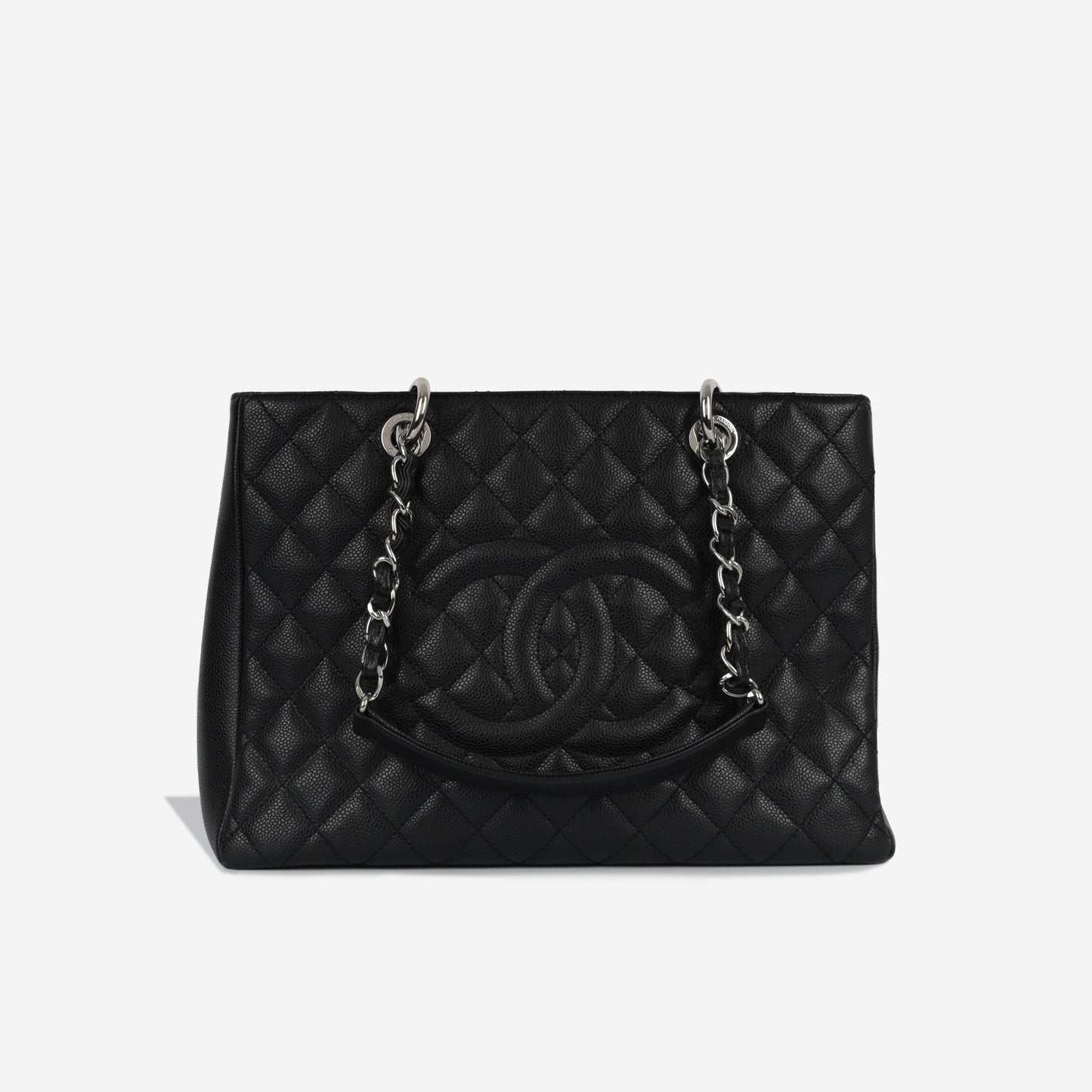 Chanel Shopping Tote Caviar Black Tote Bag Style 10
