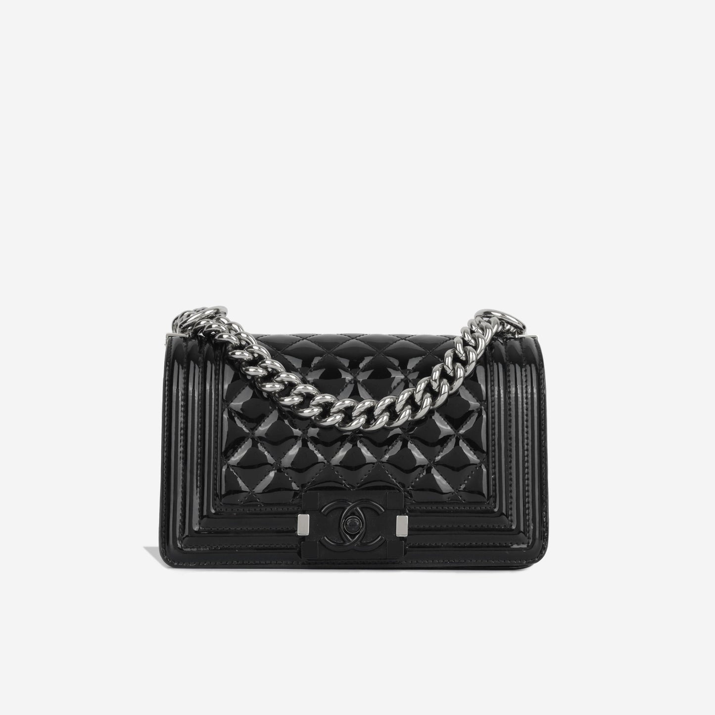 Chanel Boy Bag Calfskin Black Shoulder Bag Calfskin