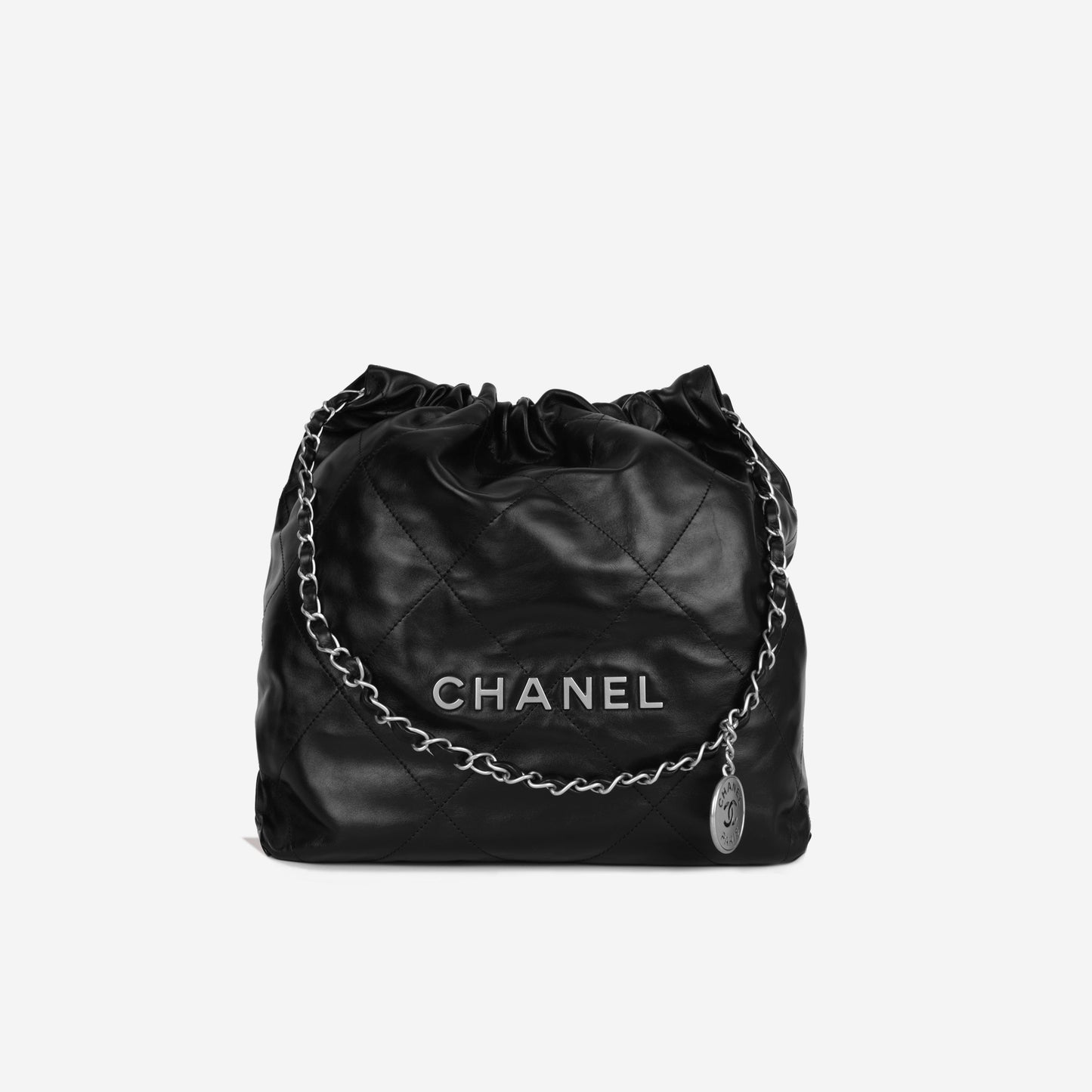 Chanel Calfskin Black Tote Bag Calfskin
