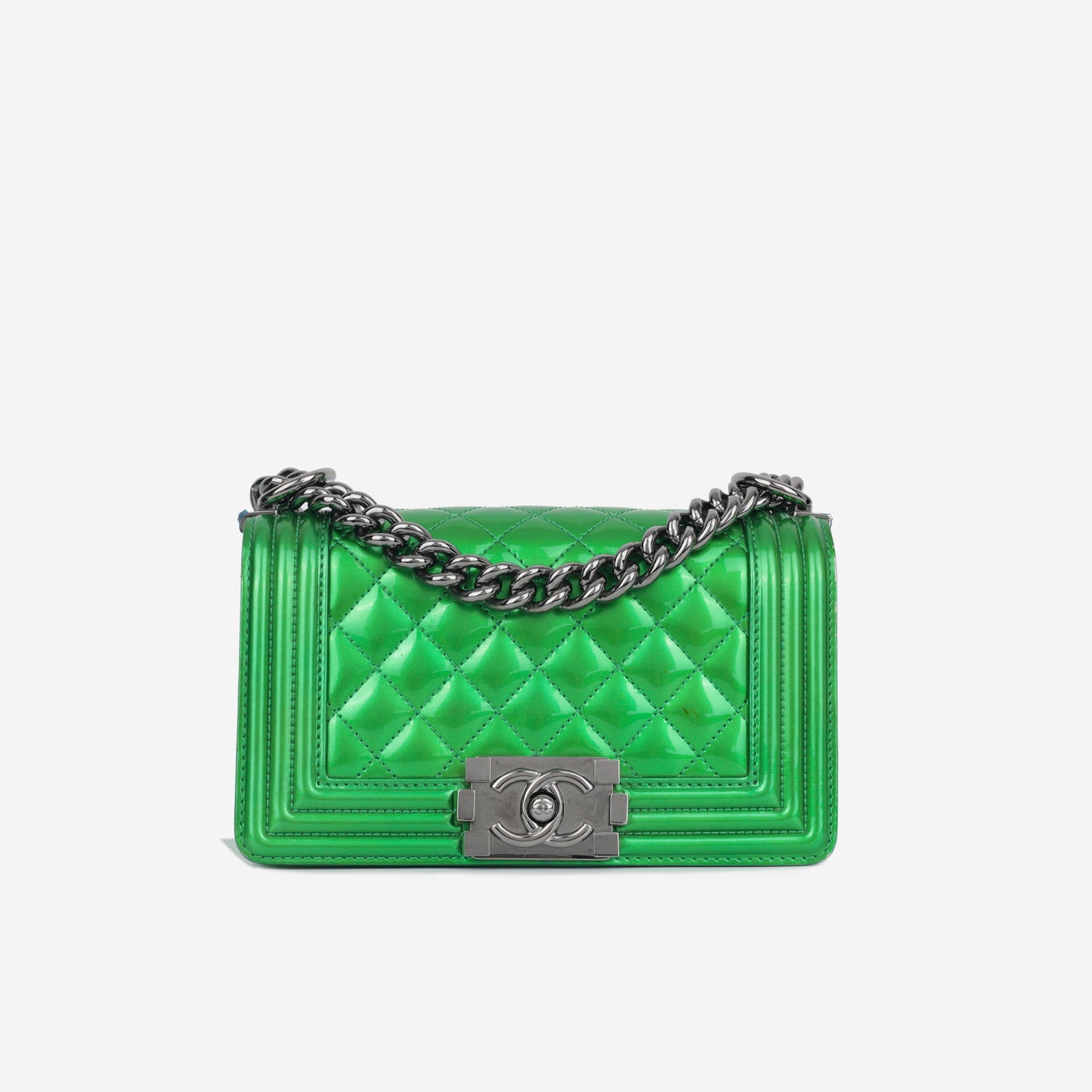 Chanel Boy Bag Lambskin Black Shoulder Bag Style 51