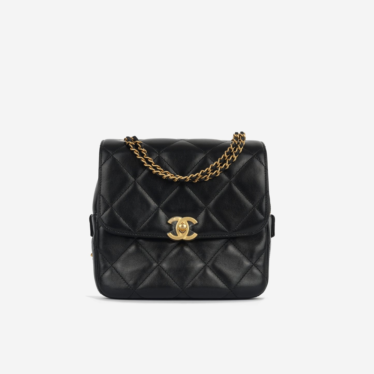 Chanel Lambskin Black Backpack Style 2